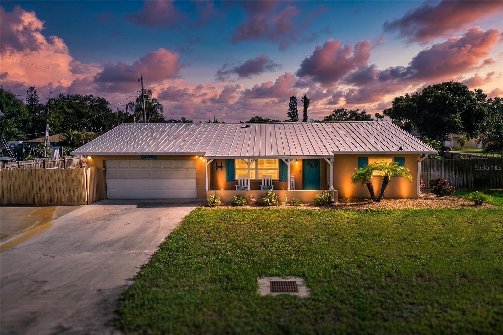 **Welcome Home!** Discover this beautifully updated and meticulously maintained **3-bedroom, 2-bath pool home** situated on an oversized corner lot at the end of a quiet street in highly desirable Venice Gardens. Offering exceptional privacy, outstanding curb appeal, and abundant parking, this property is perfect for homeowners seeking space for their vehicles, RV, boat, or hobbies.

The expansive property features a **2-car garage**, **two oversized double driveways**, gated RV and boat parking with electrical hookups already in place, plus an additional storage shed for lawn equipment and tools.

Inside, you'll find a bright, open split-bedroom floor plan designed for comfortable Florida living. The heart of the home is the beautifully remodeled kitchen featuring custom soft-close cabinetry with pull-out shelving, elegant quartz countertops, abundant storage, and generous workspace for entertaining family and friends.

French doors open from the family room to a spacious screened lanai where indoor and outdoor living blend seamlessly. Relax beside your sparkling private pool surrounded by custom paver decking or rinse off after a swim using the convenient outdoor shower. A **new pool heater (2019)** extends your swimming season year-round.

Additional updates include a **2015 metal roof**, **new hot water heater**, **Kinetico whole-house water treatment system (2020)**, upgraded irrigation system, professional landscaping, and a unique **10' x 20' air-conditioned she shed** complete with finished flooring—perfect as a home office, art studio, fitness room, hobby space, or private retreat.

Located just minutes from **Manasota Beach**, historic downtown Venice, Gulf beaches, waterfront dining, boutique shopping, golf courses, parks, and medical facilities, this exceptional home is **not located in a flood zone**, providing added peace of mind while enjoying Florida's coastal lifestyle.

If you've been searching for an updated pool home with abundant parking, flexible living space, and an unbeatable Venice location, this property truly checks all the boxes.

**Schedule your private showing today before this exceptional home is gone!**
