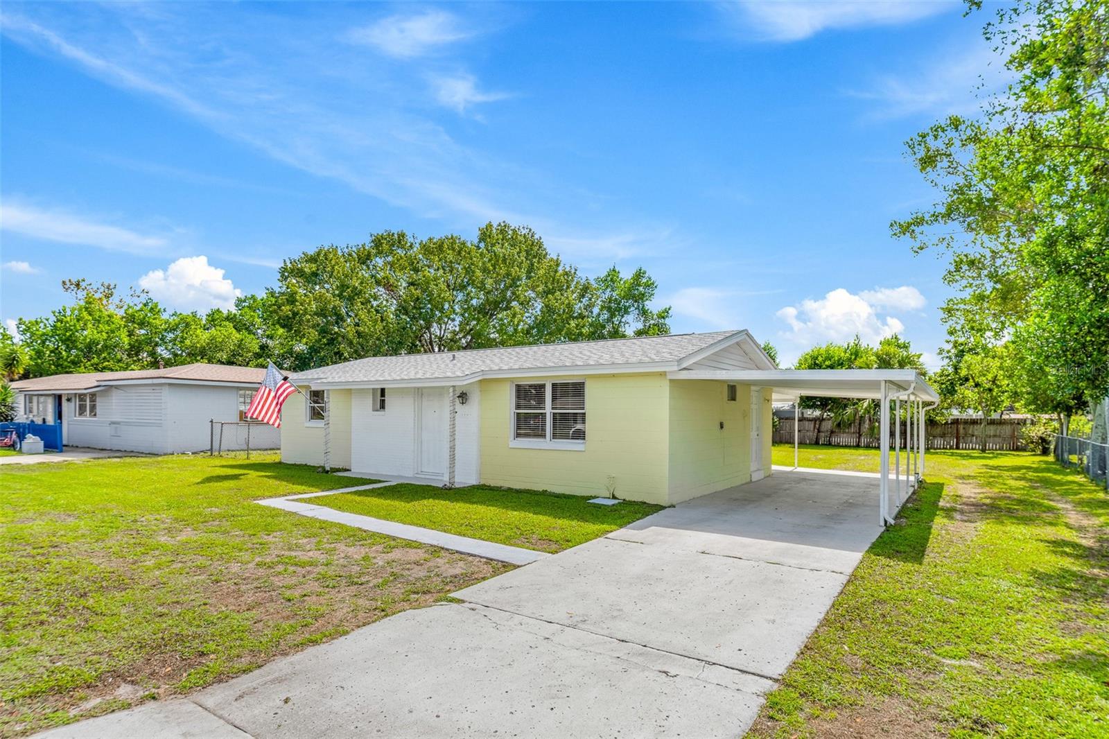 Charming 2-bedroom, 1.5-bathroom solid block home in the picturesque Deltona area, perfectly positioned just 30 minutes from both the beautiful beaches and the vibrant downtown Orlando. This home boasts a delightful curb appeal, cute as a button and move-in ready.
The property offers a fantastic above-ground pool, ideal for enjoying the hot Florida weather, and a spacious backyard that's perfect for storing boats, RVs, or any other recreational toys. The convenience factor is unmatched, with easy access to I-4, streamlining your daily commute.
Local amenities are within a short drive, including grocery stores, schools (including the newly constructed Deltona Middle School), and everything you might need in the area, not to mention the nearby lakes and state parks for outdoor enthusiasts.


Recent renovations have left no stone unturned, with notable updates including a brand-new roof in August 2023, a refreshed AC system installed in November 2021, a new water heater at the same time, as well as updated appliances - washer, dryer, and refrigerator in November 2021. The interior and exterior received a fresh coat of paint in August 2023, and the above-ground pool was added in March 2022. The septic tank was also emptied in 2023, ensuring worry-free living.
Don't miss this opportunity to secure your own piece of paradise. With low inventory in the market, act swiftly to make this gem your home before it's too late. This is a rare find that combines affordability, location, and modern comfort in one delightful package. Call for your private tour today!