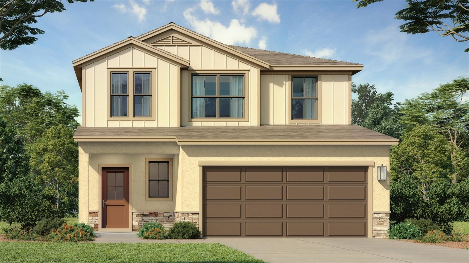 Under Construction. Welcome to the Jupiter floorplan, a beautifully upgraded two-story home offering 3 bedrooms, 2.5 bathrooms, and a spacious, functional layout designed for modern living. The main living areas feature elegant upgraded 12x24 tile flooring, enhanced designer lighting, and an upgraded wood spindle staircase that creates a stunning first impression. Upstairs, you'll find a generous loft that's perfect for a second living area, home office, or media space. Every bedroom includes a walk-in closet, providing exceptional storage throughout the home. The kitchen and bathrooms are finished with beautiful quartz countertops, complimented by soft-close cabinetry for both style and convenience. Thoughtful upgrades and quality finishes make this home truly move-in ready. Don't miss the opportunity to own this beautifully appointed Jupiter floor plan that perfectly blends comfort, functionality, and modern design.