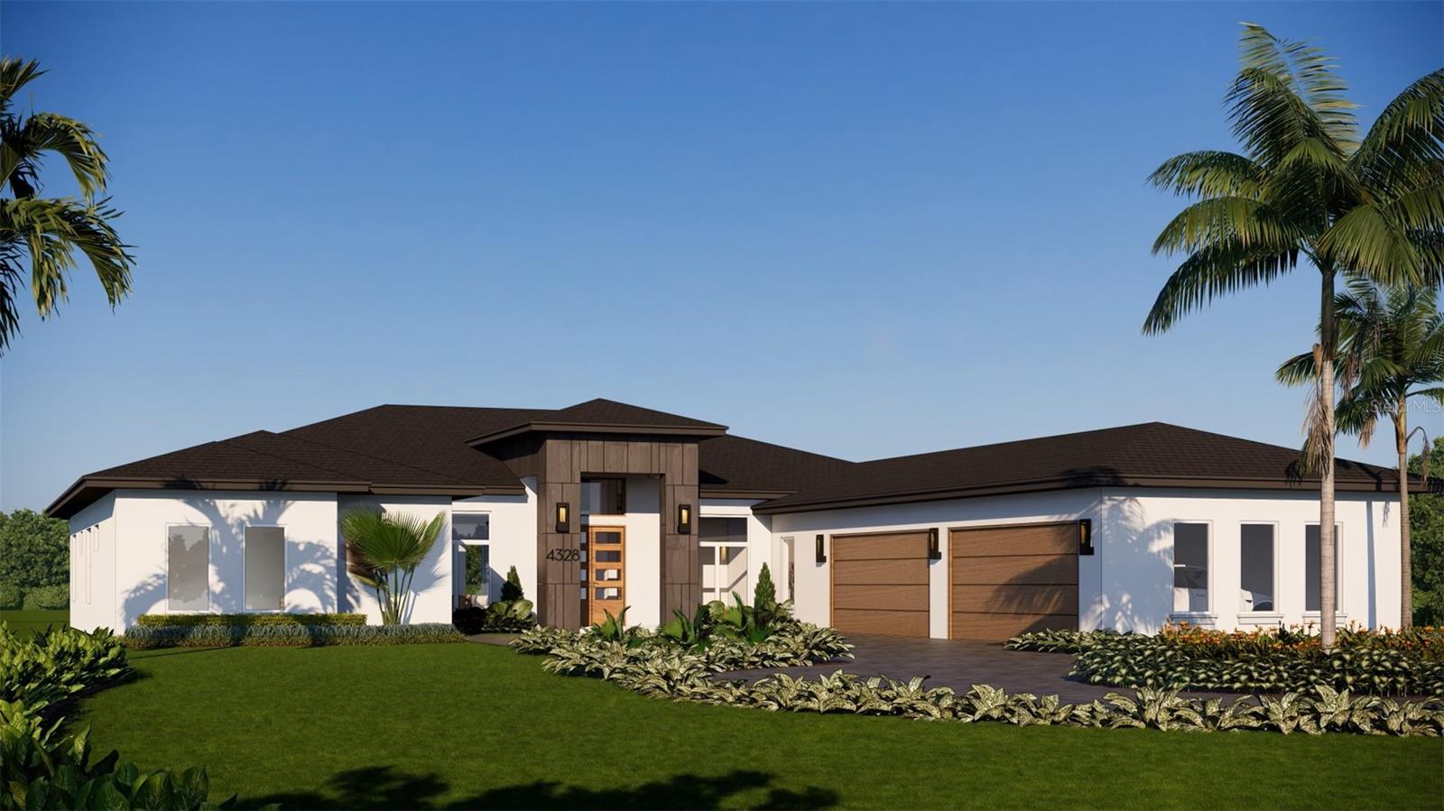 Pre-Construction. To be built. 4633 sq ft of living space, set on a sprawling 2.5 acre lot. Choose from this 4 Bedroom, 4.5 Bathroom, 4 Car Garage Custom Home or Lionshead Homes will design an alternative floor plan just for you!  The property exudes tranquility with its lush mature landscape, offering ample room for a pool, outdoor activities, gardening, or farm animals. Inside, the home features a modern layout with luxurious finishes, a spacious kitchen, formal and informal dining, office, game room and a lavish Master Suite which features double tray ceilings, his and her closests, large shower and a freestanding tub. Outside, the large lot provides privacy and a peaceful escape, while still being conveniently close to Winter Garden’s vibrant amenities, including shopping, dining and top-rated schools. Ideal for Homeowners seeking a rural escape without compromising accessibility. Alternative floor plans for this homesite are available upon request.