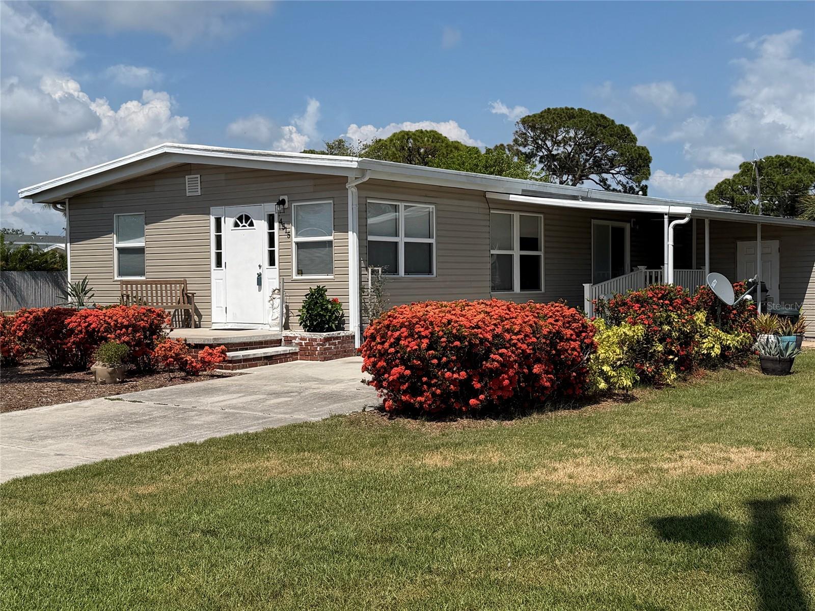 Living the dream is easy in this spacious and updated open floor plan 3 bed 2 bath home.  This neighborhood sits on Sarasota Bay and is just 2.2 miles to the sandy beaches of Anna Maria Island. Scenic views from a nicely landscaped yard with a patio.  A newly constructed and privately deeded boat ramp and dock are at the end of the street.  The are no age restrictions and no HOA.  The floors, cabinets, quartz counter tops and all appliances are all new.  Two furnished bedrooms, living room and dining table included.  The kitchen is completely stocked with glass and dishware, some small appliances, pots and pans, utensils and silverware.  The third bedroom is unfurnished. This is your opportunity to own the perfect Florida home or investment property.