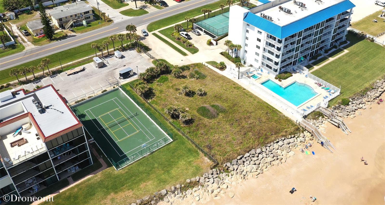 Probably the nicest direct oceanfront site available in Bethune Beach with many existing amenities and potential for even more. Call for an explanation. See survey attached as general guide for discussion of possibilities. ;Water: Available at Site