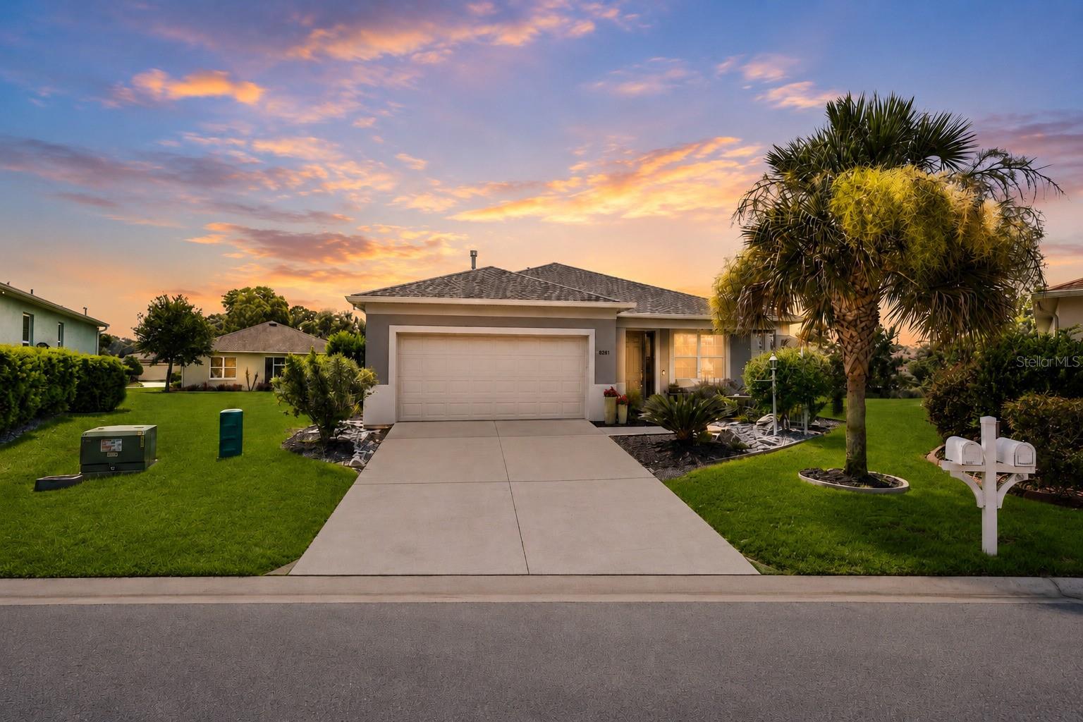 Welcome home to this immaculately maintained 2017-built residence offering 3 bedrooms, 2 bathrooms, 1,874 square feet of thoughtfully designed living space, and a two-car garage in the highly sought-after Indigo neighborhood within On Top of the World, Ocala’s premier 55+ resort-style community. From the moment you arrive, you’ll be welcomed by a beautifully landscaped front garden that creates exceptional curb appeal. Inside, the open-concept floor plan is filled with modern finishes and designed for both comfortable everyday living and effortless entertaining. At the heart of the home is a chef-inspired kitchen featuring stainless steel appliances, granite countertops, and an extraordinary 15.5-foot island—an incredible gathering space for entertaining, meal preparation, and casual dining. Wood-look tile flooring flows seamlessly throughout the home, adding both style and durability. The spacious primary suite serves as a private retreat, complete with a generous walk-in closet and a beautifully appointed en suite bathroom featuring a double vanity and a glass-enclosed walk-in shower. Two additional bedrooms and a generously sized guest bathroom provide flexibility for guests, hobbies, or a home office. One of the home’s most inviting features is the expansive screened Florida room, offering the perfect extension of your living space. Open the sliding glass doors and enjoy the fresh Florida breeze while relaxing in comfort, protected from insects year-round. Whether you’re sipping your morning coffee or hosting family and friends, this space is ideal for embracing Florida’s indoor-outdoor lifestyle. Beautifully maintained and truly move-in ready, this exceptional home is located within the highly desirable On Top of the World community, where residents enjoy an active, resort-inspired lifestyle with access to two community pools, fitness facilities, walking trails, golf, clubs, activities, and countless social events. It’s more than a home—it’s a lifestyle. Schedule your private showing today and experience everything this exceptional home and community have to offer. Please note: One or more photos have been virtually staged or enhanced.
