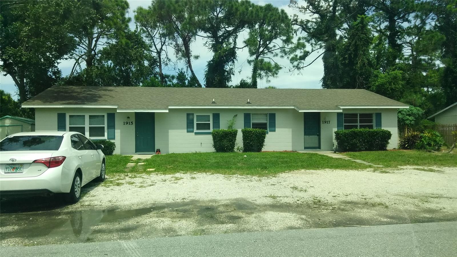 Well maintained duplex. Fully rented. 2 BR, 1 BA each side. 2 storage sheds. Central A/C $2,450 gross rents per month. Please do not disturb tenants