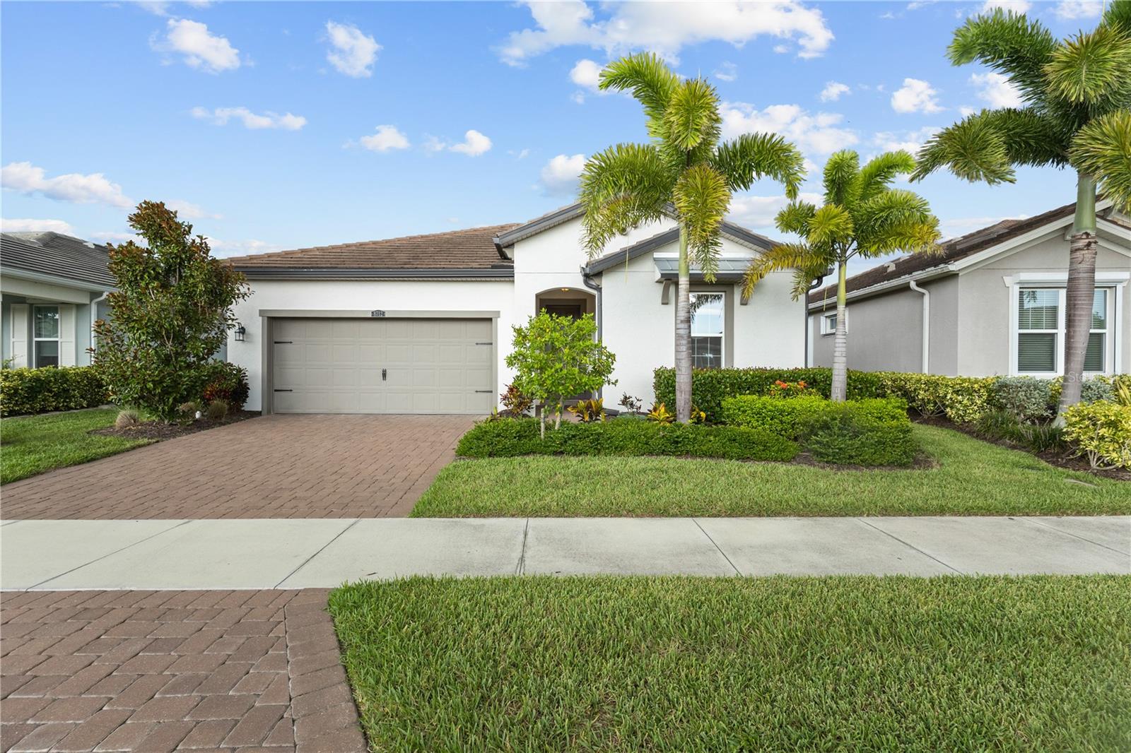 Welcome to this beautifully maintained Dawn model, offering 2 bedrooms, 2 bathrooms, a versatile den, and an inviting open-concept floor plan designed for effortless Florida living. Perfectly positioned to capture peaceful water views, this home combines comfort, style, and low-maintenance living within a desirable gated community.
The spacious living and dining areas flow seamlessly into the well-appointed kitchen, creating an ideal space for both everyday living and entertaining. The kitchen offers ample cabinetry, generous counter space, and overlooks the main living areas, allowing you to stay connected with family and guests.
The flexible den provides the perfect space for a home office, media room, hobby area, or additional guest accommodations. The thoughtfully designed split-bedroom layout offers privacy, with the spacious primary suite featuring tranquil water views, a large walk-in, custom closet, and an en-suite bathroom. A comfortable guest bedroom and second full bath provide an inviting retreat for family and visitors.
Located in a gated, maintenance-free community, you'll enjoy an exceptional lifestyle with resort-style amenities, including a beautiful clubhouse, fitness center, resort-style pool and spa, pickleball and tennis courts, a cozy community firepit, and so much more. Plus, top-rated schools and the popular Legacy Trail are just moments away, while Sarasota's world-renowned beaches, shopping, dining, golf courses, and vibrant arts and cultural attractions are only a short drive away.