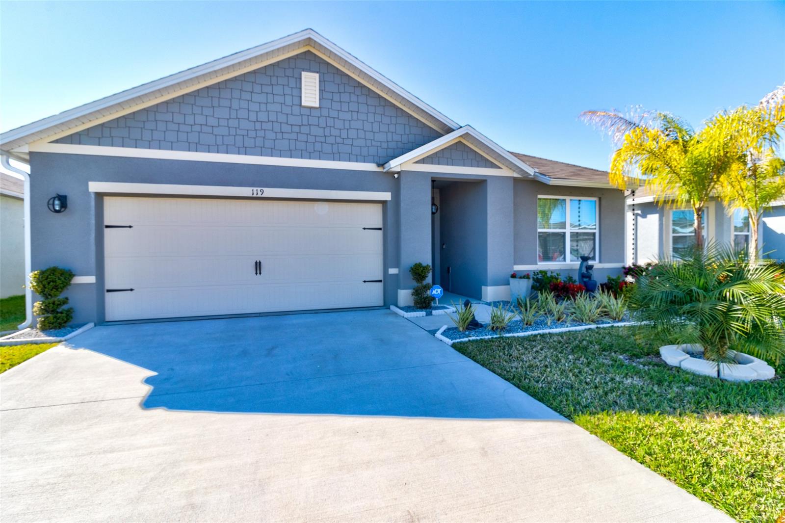 This beautiful Home has some great features everyone is looking for. From a split floor plan to Open Concept living. The extended fully screened in covered patio in the back is perfect for entertaining your guest. The back yard is fully fenced in and ready for those great memories. The property also features all Brand new Luxury vinyl plank floors in all the bedrooms and main living area along with tile from the front door to the kitchen. The home is also a smart home and fully secured. The property has been freshly painted through out and ready for you to make it your own. ;Water: City