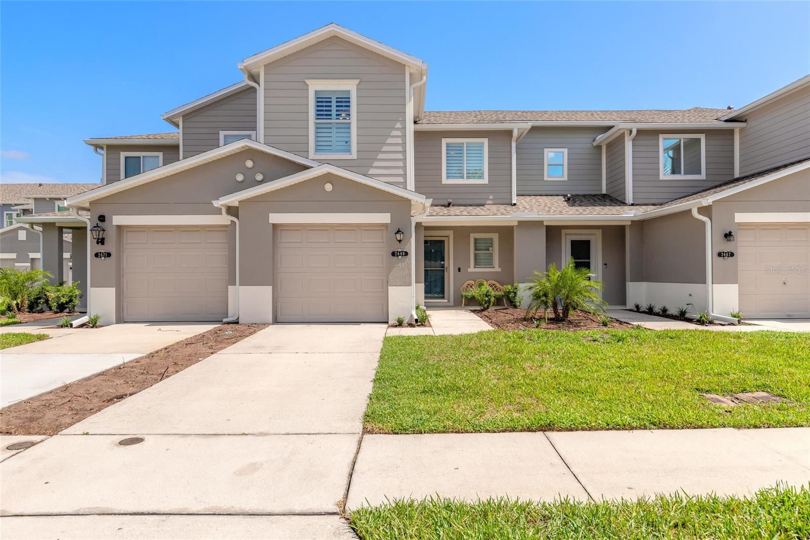 Nestled in a welcoming and secure community, this beautifully renovated townhouse offers a perfect blend of comfort and style. The property features a refreshing community pool and playground, ideal for family enjoyment. Upon entering, you are greeted by a stunning kitchen designed to inspire any home chef, complete with modern stainless steel appliances, generous pantry space, and an efficient layout. The open-concept living and dining area flows effortlessly, creating an inviting space for gatherings. Large sliding glass doors lead to a peaceful backyard, where you can relax by the tranquil pond on your private patio—perfect for sipping morning coffee or unwinding in the evening.
?Upstairs, the primary suite showcases beautiful southern shutters framing a picturesque water view, complemented by an en-suite bathroom and a spacious walk-in closet. Two additional bedrooms, along with a full bathroom, provide ample space for family or guests. Recent updates include a new roof, exterior paint, and vinyl siding completed in 2025, as well as a modern HVAC system installed in 2021.
With low HOA dues that cover exterior maintenance, lawn care, irrigation, and access to community amenities, this property promises an exceptional lifestyle in a sought-after location. Don’t miss out on this opportunity to own a piece of paradise in New Smyrna Beach—schedule your showing today!