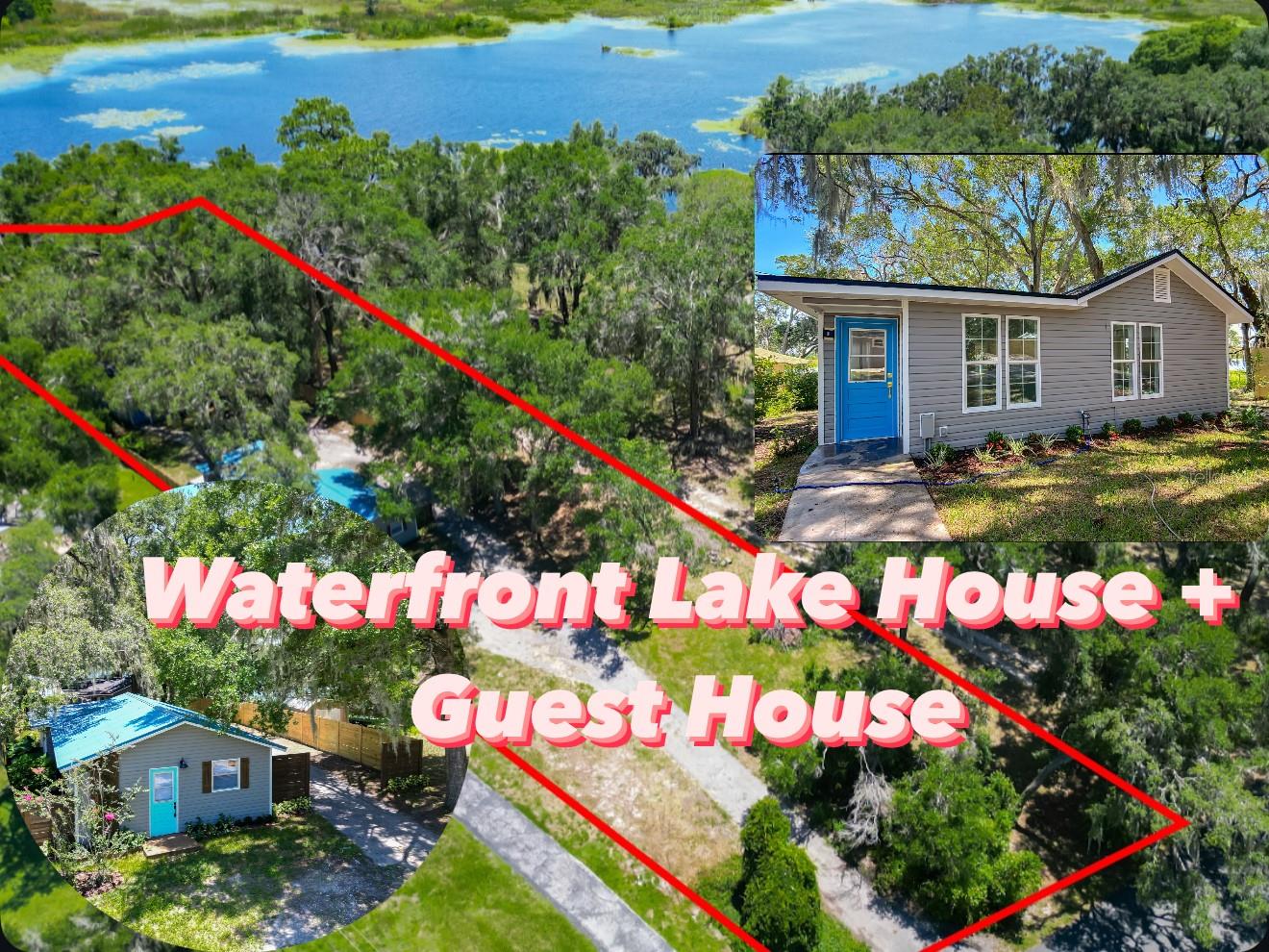 2 DETACHED HOMES + LAKEFRONT LIVING + INCOME OPPORTUNITY ON BRADLEY LAKE! THIS RARE PROPERTY FEATURES 2 FULLY RENOVATED SINGLE-FAMILY HOMES ON A SPACIOUS 0.52-ACRE LOT WITH 60 FT OF LAKE FRONTAGE AND 408 FT DEEP LOT*MAIN HOME - THE LAKE HOUSE IS A BEAUTIFULLY UPDATED 2 BED, 1 BATH WITH 1,048 FINISHED SQFT WITH A SUNROOM AND MULTIPLE DECKS OVERLOOKING STUNNING WATER VIEWS AND BREATHTAKING SUNSETS. 2ND HOME - THE GUEST HOUSE IS A 3 BEDROOMS, FULL BATH RESIDENCE WITH 800 FINISHED SQFT PLUS 1-CAR GARAGE AND A BRAND NEW METAL ROOF—PERFECT FOR MULTIGENERATIONAL LIVING, GUESTS, OR INCOME-PRODUCING AIRBNB/VRBO/SHORT TERM RENTAL ALLOWED**EACH BEDROOM HAS A SEPARATE ENTRANCE**THE ATTACHED GARAGE CAN BE USED AS A FLEX SPACE, SUCH AS A RECREATION ROOM, GAME ROOM, OR PRIVATE OFFICE, AND HAS ITS OWN SEPARATE ENTRANCE.

BOTH HOMES HAVE BEEN FULLY RENOVATED, INCLUDING NEW ROOFS, AND ARE MOVE-IN READY*ENJOY PUBLIC WATER, NO HOA, AND NO DEED RESTRICTIONS—GIVING YOU THE FREEDOM TO BUILD A PRIVATE DOCK, PIER, OR BOAT RAMP AND CREATE YOUR OWN LAKEFRONT OASIS. DIRECT WATER ACCESS TO BRADLEY LAKE, WHICH CONNECTS TO THE TSALA APOPKA CHAIN OF LAKES—TOTALING OVER 19,111 ACRES OF NAVIGABLE FRESHWATER FOR BOATING, FISHING, AND EXPLORING.

LOCATED IN PEACEFUL FLORAL CITY, JUST 1 MILE FROM THE 47-MILE WITHLACOOCHEE STATE TRAIL, AND CLOSE TO FLORAL CITY PARK, FORT COOPER STATE PARK, AND MAJOR NATURE ATTRACTIONS. ONLY MINUTES FROM INVERNESS, CRYSTAL RIVER, AND HOMOSASSA, AND A SHORT DRIVE TO TAMPA (67 MI) OR ORLANDO (86 MI) AIRPORTS.

TWO RENOVATED HOMES. INCOME POTENTIAL. LAKEFRONT LIFESTYLE. WHETHER YOU'RE LOOKING FOR A PRIMARY RESIDENCE, VACATION GETAWAY, OR INVESTMENT PROPERTY, THIS IS A RARE FIND. SCHEDULE YOUR PRIVATE SHOWING TODAY! HOUSES ARE NOT IN A FLOOD ZONE**OWNER/BROKER