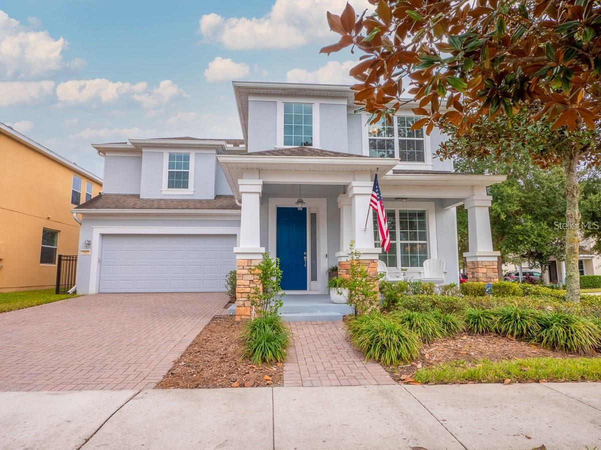 Amazing opportunity to own this beautiful two-story single-family home located in the highly sought-after Lake Sawyer Enclave at Berkshire Park. Built in 2010 and meticulously maintained, this spacious home features 4 bedrooms, 3.5 bathrooms, and an ideal layout for both everyday living and entertaining.

The home's attractive stone elevation and covered front porch create wonderful curb appeal and offer the perfect spot to enjoy your morning coffee. Step inside to a welcoming formal living room filled with natural light that flows seamlessly into the formal dining room, providing an elegant space for gatherings. Whether you're entertaining guests in the formal areas or relaxing in the spacious family room, this home offers plenty of room for everyone.

The open-concept kitchen is a chef's dream, featuring granite countertops, 42-inch cabinets with crown molding, dark stainless steel appliances, and an oversized center island with ample prep space and bar seating. The adjoining breakfast nook provides a cozy space for casual meals. Conveniently located just off the kitchen are the garage entrance and a guest half bath tucked neatly beneath the staircase.

Step outside to the covered, screened lanai and enjoy Florida's beautiful weather year-round. Large sliding glass doors fully open to seamlessly blend the indoor and outdoor living spaces, making it ideal for entertaining. The fully fenced backyard provides a safe place for pets to play, while the paver patio offers the perfect setting for relaxing around a fire pit on cool winter evenings.

All four bedrooms are located upstairs for added privacy. The spacious primary suite features a tray ceiling, a large walk-in closet, and an ensuite bathroom with dual vanities, a garden tub, and a separate walk-in shower. Two secondary bedrooms share a convenient Jack-and-Jill bathroom, while the fourth bedroom includes its own private ensuite bathroom, making it ideal for guests or multigenerational living.

Residents of Lake Sawyer Enclave enjoy outstanding community amenities, including a community pool, tennis courts, and a playground. Conveniently located just minutes from Walt Disney World and other major attractions, this home also offers easy access to the shopping, dining, and entertainment of Winter Garden Village, as well as major highways including SR 429, SR 408, and Florida's Turnpike.

Please note: The interior photos showing furniture and décor have been virtually staged to illustrate the home's potential.

Schedule your private showing today!