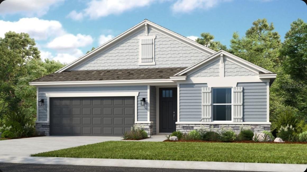 Under Construction. What's Special: Pond View | 3 Full Baths | Flex Room. New Construction - January Completion! Built by America's Most Trusted Home Builder. Welcome to the Havana at 23 Geosam Drive in Colbert Landings! This thoughtfully designed floor plan blends open-concept living with everyday convenience and flexible spaces. At the heart of the home, the spacious great room flows seamlessly into the casual dining area and kitchen, creating an ideal setting for entertaining and family gatherings. The well-appointed kitchen features a large island accented by stylish pendant lights, cushion-close cabinets and drawers, and a generous pantry for additional storage. The private primary suite is located at the rear of the home and includes a luxurious bath, walk-in closet, and a convenient doorway from the laundry room directly into the primary closet, simplifying daily routines. Three additional bedrooms and two additional shared bathrooms, provide comfortable accommodations for family and visitors. A flex room offers space for a home office, hobby room, or additional living area. The covered lanai extends the living space outdoors, while the two-car garage and welcoming foyer complete this functional and elegant design. Ideally located east of I-95, this community offers quick access to beaches, the Matanzas River, and nearby dining and retail. Spanning nearly 300 acres, it features preserve and water view homesites, natural tree coverage, and adjacent conservation land with trails. Planned amenities include a clubhouse, resort-style pool, parks, playground, and pickleball. Additional Highlights Include: 8' interior doors, 9' ceilings, pre-plumb water softener and future laundry tub, and shower in place of bathtub in bathroom three. Photos are for representative purposes only. MLS#O6425758