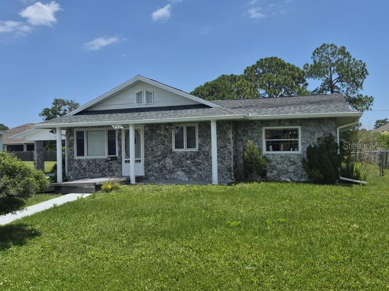 Located on Florida’s East Coast, this centrally situated property offers easy access to both the beaches and Orlando’s world-famous theme parks, attractions, and entertainment.  This unique 3-bedroom, 2-bath home features solid concrete and rock construction and must be seen to truly appreciate its quality and character. Custom designed and built by the original owner and only occupant the home reflects pride of ownership throughout.  The property includes a versatile den, spacious screened patio, and a fenced backyard perfect for relaxing, entertaining, or pets. A standout feature is the attached 1-bedroom, 1-bath ADU with its own private entrance off the carport, offering excellent flexibility for guests, extended family, rental income, craft/hobby space or a home office.  
A rare opportunity to own a truly distinctive home in a convenient Central Florida location.
Roof: 2024, Water Heater : 2022, AC 2019