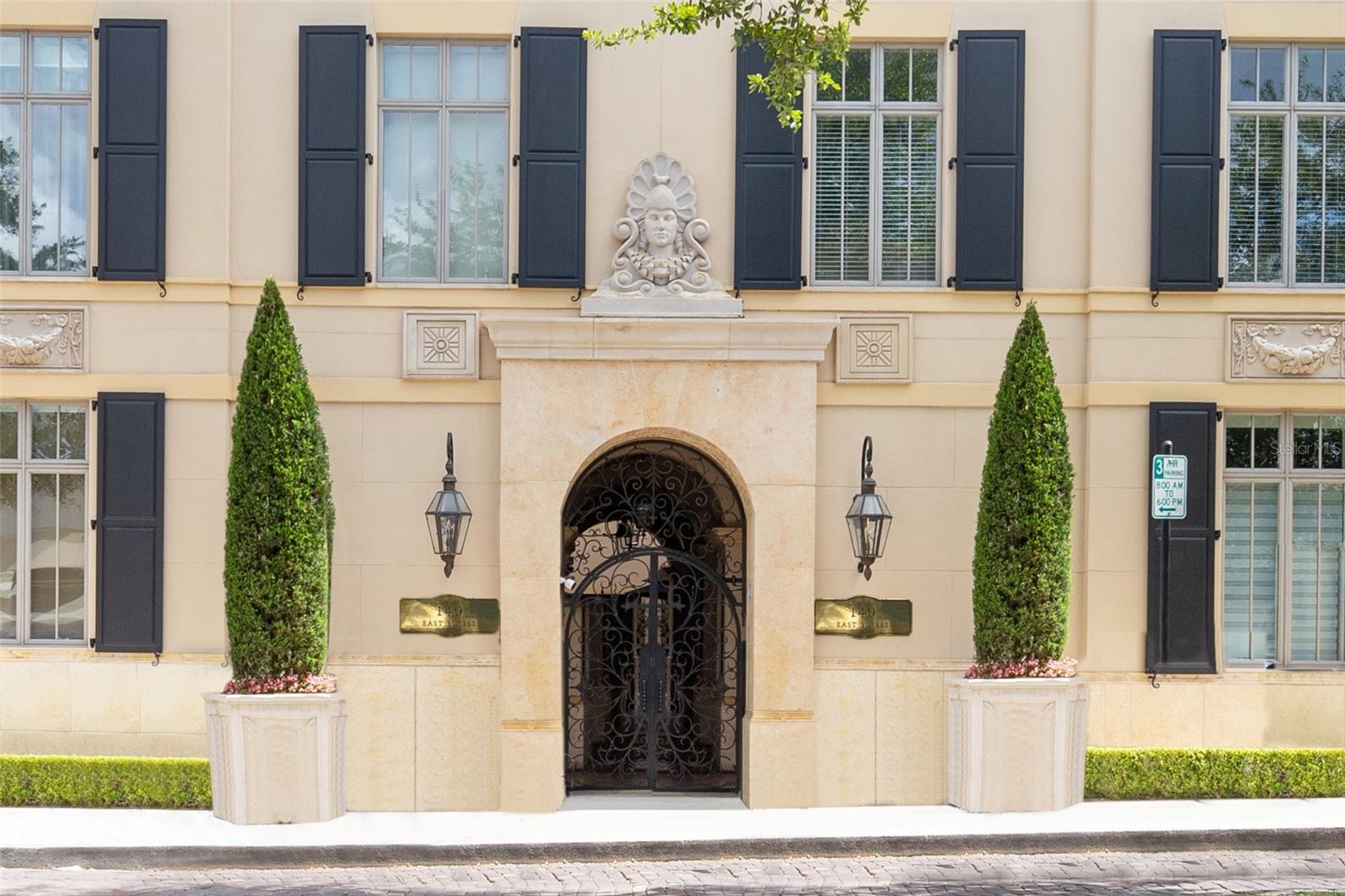 WELCOME TO THE JEWEL OF WINTER PARK ! THIS MAGNIFICENT AND COVETED ONE STORY RESIDENCE IS THE SECOND LARGEST UNIT IN THE HIGHLY SOUGHT AFTER LANDMARK BUILDING IN THE HEART OF DOWNTOWN WINTER PARK, 3367 SF.  THE LANDMARK BUILDING WAS BUILT IN 2008 HOWEVER UNIT G WAS BUILT OUT IN 2016 WITH AN EMPHASIS ON OPEN FLOORPLAN, ABUNDANCE OF NATURAL LIGHT, 12 FT CEILINGS AND LUXURY FINISHES THROUGHOUT. THIS EXCLUSIVE RESIDENCE DETAILS ALL THE AMENITIES EXPECTED IN A LUXURY HOME WHILE ENJOYING A MAINTENANCE FREE WAY OF LIFE. EACH OF THE 3 BEDROOMS HAS ITS OWN PRIVATE BATH. A CHEF’S DREAM LARGE KITCHEN WITH CENTER ISLAND AND HIGH END APPLIANCES INCLUDING 6 BURNER GAS COOKTOP AND STOVE. A SPACIOUS MASTER BEDROOM WITH 2 WALK IN CLOSETS AND LARGE BATH WITH SOAKING TUB AND WALK IN SHOWER. THERE IS A SEPARATE LAUNDRY ROOM WITH WASHER AND DRYER. THE FURNITURE MAY BE PURCHASED SEPARATELY.
THIS IS A SECURE, GATED BUILDING WITH YOUR PERSONAL CODE TO ACCESS YOUR RESIDENCE VIA ELEVATOR.
THE LANDMARK BUILDING IS A HIGHLY REGARDED BUILDING LOCATED IN DOWNTOWN WINTER PARK, THE RECIPIENT OF THE AURORA AWARD FOR UNIQUE ARCHITECTURAL DETAILS RIVALED BY NO OTHER LUXURY CONDO BUILDING. STEPS TO PARK AVE + ALL THAT PARK AVE. LIFESTYLE HAS TO OFFER W/ UPSCALE DINING, SHOPPING + ART GALLERIES. ENJOY LIVING IN THIS PREMIERE LUXURY CONDO IN DOWNTOWN WINTER PARK. ENJOY CITY VIEWS FROM YOUR BALCONY. AMENITIES INCLUDE A PRIVATE OPEN AIR COURTYARD W/ ELEGANT FOUNTAIN + SUMMER KITCHEN, PERFECT FOR ENTERTAINING FAMILY + FRIENDS. GAS LIGHTING THROUGHOUT THE BUILDING PROVIDING A EUROPEAN AMBIENCE. SECURE UNDERGROUND PARKING, 2 DEEDED SPACES AS WELL AS STORAGE UNIT UNDER AIR. 13 DISTINCTIVE RESIDENCES. THESE UNITS ARE RARELY AVAILABLE. RESIDENTS LOVE THE LOCATION + THE BUILDING, NOT TO MENTION THE MAINTENANCE FREE LIFESTYLE. COME LIVE THE WINTER PARK LIFESTYLE TODAY! *******MORE PHOTOS COMING*******