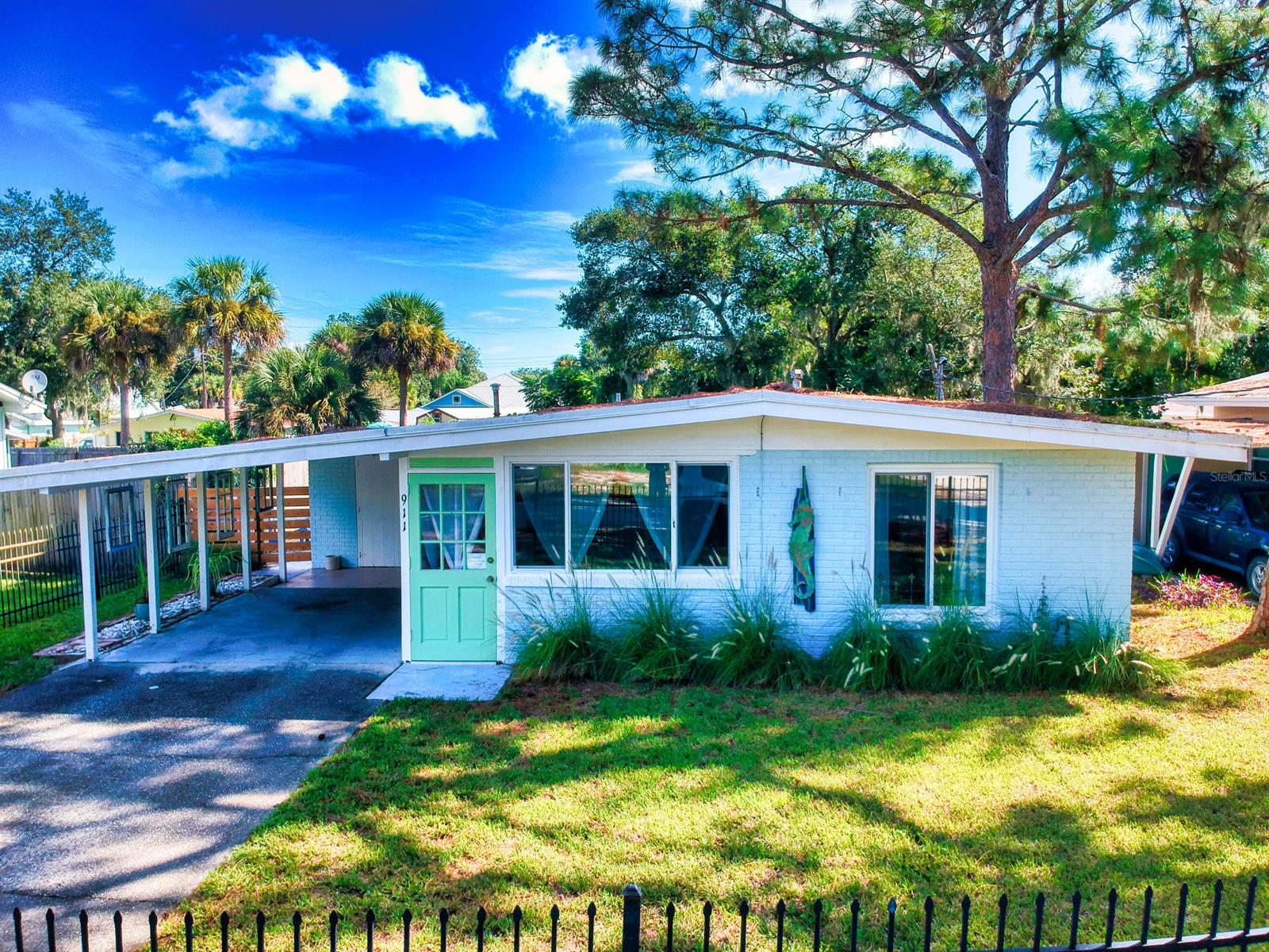 Adorable 2 Bedroom 1 Bath Home just a brief walk to the river and Menard Park where you can launch your Kayaks & Boat. Low maintenance home with a coastal retreat feel. This home would make a wonderful starter home or the perfect place for a weekend getaway. Most of the windows have been updated as well as the entry door and the air conditioner is newer. The A/C System is (2019) There is a Carport and a utility room with washer & dryer hookup. The backyard is fenced in and has a patio for outdoor entertaining. Easy to see. Use showing time. ;Water: City