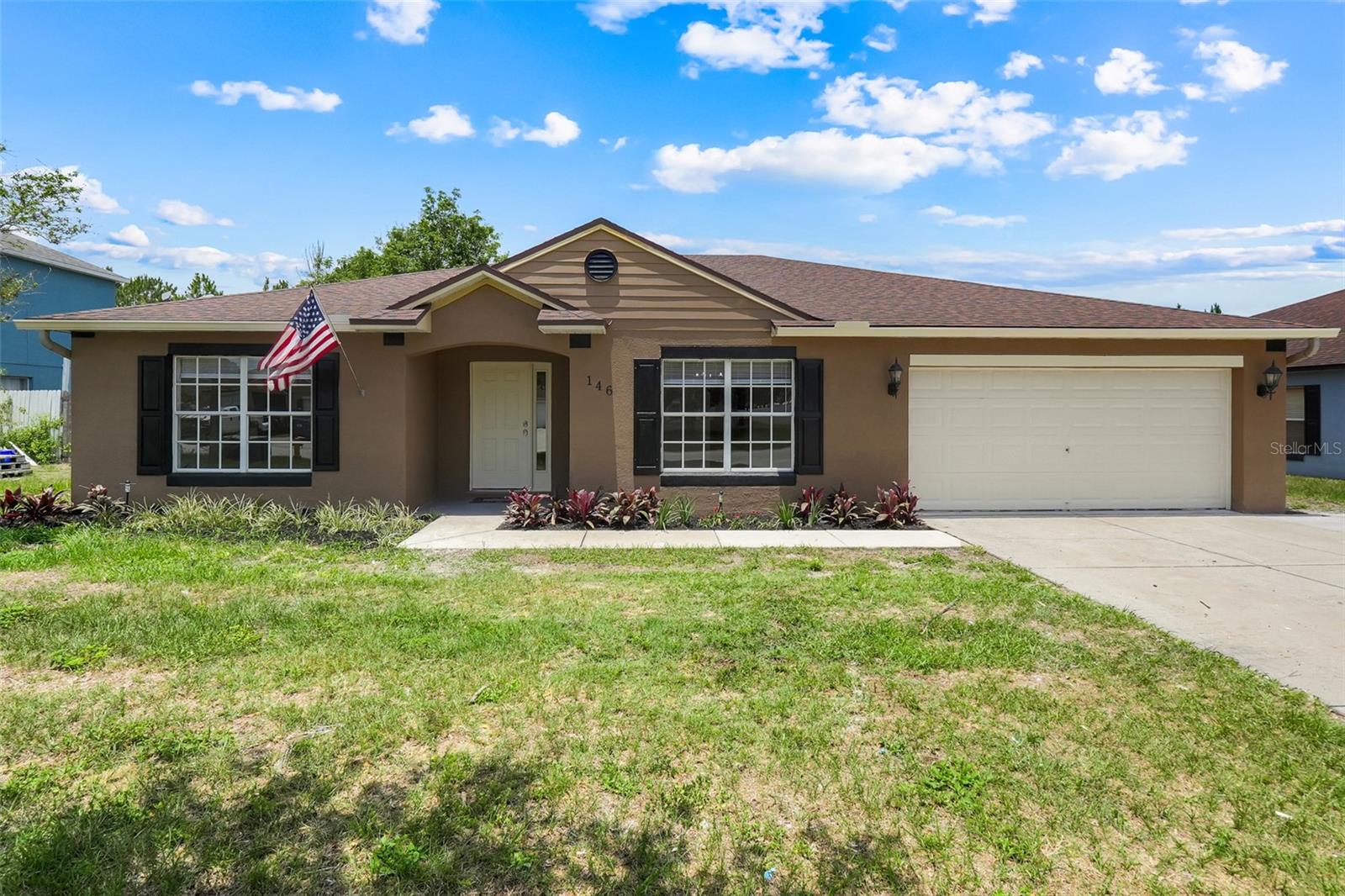Are you ready to make a splash with a new home? This home is MOVE IN ready with an IN GROUND POOL. There are 4 bedrooms, an office space, formal dining room and living room. With BRAND NEW FLOORING throughout along with an UPDATED KITCHEN, all you need to do is move in. As you enter the home, there is a formal living room and dining room split by the foyer. Continuing into the home is the updated kitchen with GRANITE countertops and a bar area that is open to the family room area. The primary bedroom has a walk in closet and an updated walk in shower with a double vanity in the bathroom. The 3 guest bedrooms are on the opposite side of the home with a guest bathroom and a little flex space for an additional play area or seating area. Through the rear French Doors is your pavered patio POOL area. The backyard is fully fenced in for privacy and plenty of room for outdoor activities. This home is a short distance from SR 50, providing ease of access to the downtown Groveland area or traveling into Clermont.