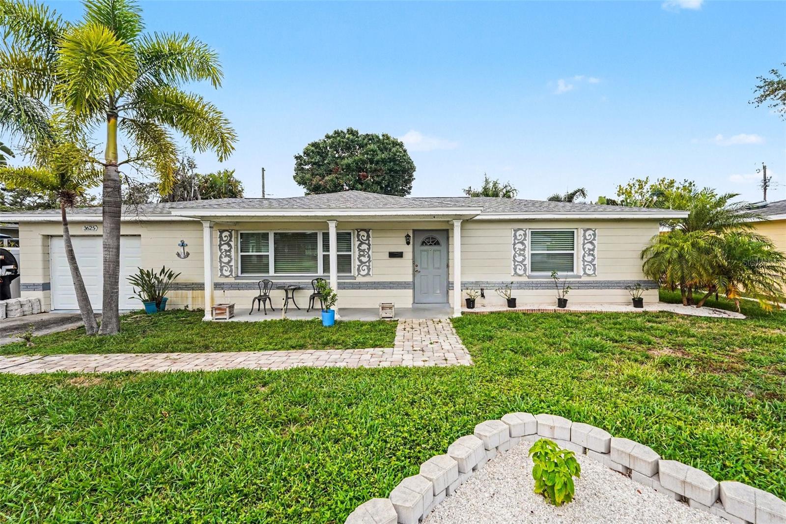 Located in the desirable Sheryl Manor neighborhood, this well-maintained pool home offers a functional layout and an unbeatable location. Just minutes from Tyrone Square Mall, restaurants, shopping, parks, and everyday conveniences, you'll also enjoy easy access to the VA Medical Center, the beautiful Gulf beaches, and downtown St. Petersburg, all within approximately 15 minutes. Whether you're searching for a primary residence, seasonal getaway, or investment property, this home presents a fantastic opportunity.

Inside, the open-concept living and dining areas feature wood flooring and flow seamlessly into the updated kitchen. The kitchen is equipped with high-end granite countertops, an under-mount sink, and soft-close cabinetry, providing both style and functionality.

The outdoor living spaces are designed for relaxation and entertaining, featuring a spacious Florida room overlooking the screened-in pool and expansive backyard. A covered porch extends the living space, while the screened pool enclosure allows for year-round enjoyment of the Florida lifestyle.