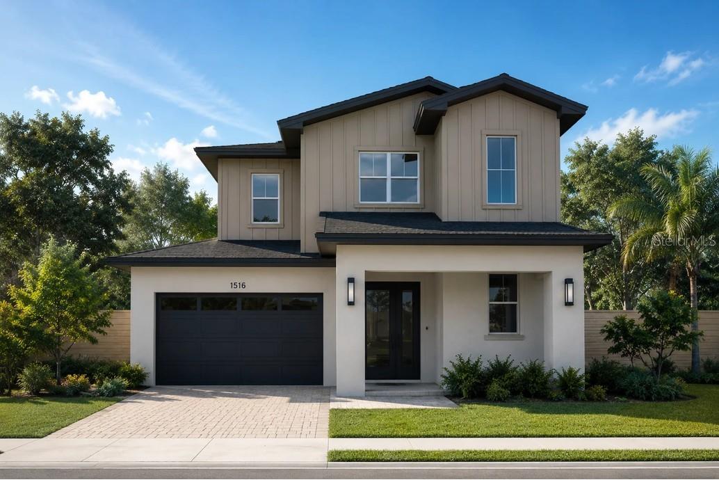 Welcome to your beautiful new home in the heart of College Park! Steps away from the historic Dubsdread Golf Course and The Taproom, this New Construction located in the heart of College Park is sure to delight. As you enter, you are greeted by a bright and open foyer welcoming you into the heart of this home, the great room. This open floor-plan features a Chef's kitchen with Bosch appliances, an oversized island, and spacious living area to make entertaining a breeze. With a dedicated dining area just off the kitchen this home is perfect for gathering or just connecting with loved ones over the dinner table. The sliding glass doors at the rear of the home open to a covered lanai with a fully equipped summer kitchen including a gas grill, sink and refrigeration for those perfect summer afternoons by the pool. Lounge on the sun shelf and stay cool while you enjoy all that Florida living has to offer. The pool also features a salt cell system. The primary suite on the first floor overlooks serene pool views. Take joy in your mornings while getting ready in a spacious spa-like bathroom or relax and unwind at the end of your day in the extra deep soaking tub by Wyndham. On the first level find a spacious laundry room with plenty of extra storage and a full second suite perfect for an office or hosting guests. Upstairs is an open loft space perfect for a second living area, and two additional bedrooms with en-suite baths. This home has it all, perfect location close to College Park's Edgewater drive, close access to I-4 and downtown and advent health main campus. Enjoy luxury Florida living without compromise. Schedule your showing today!