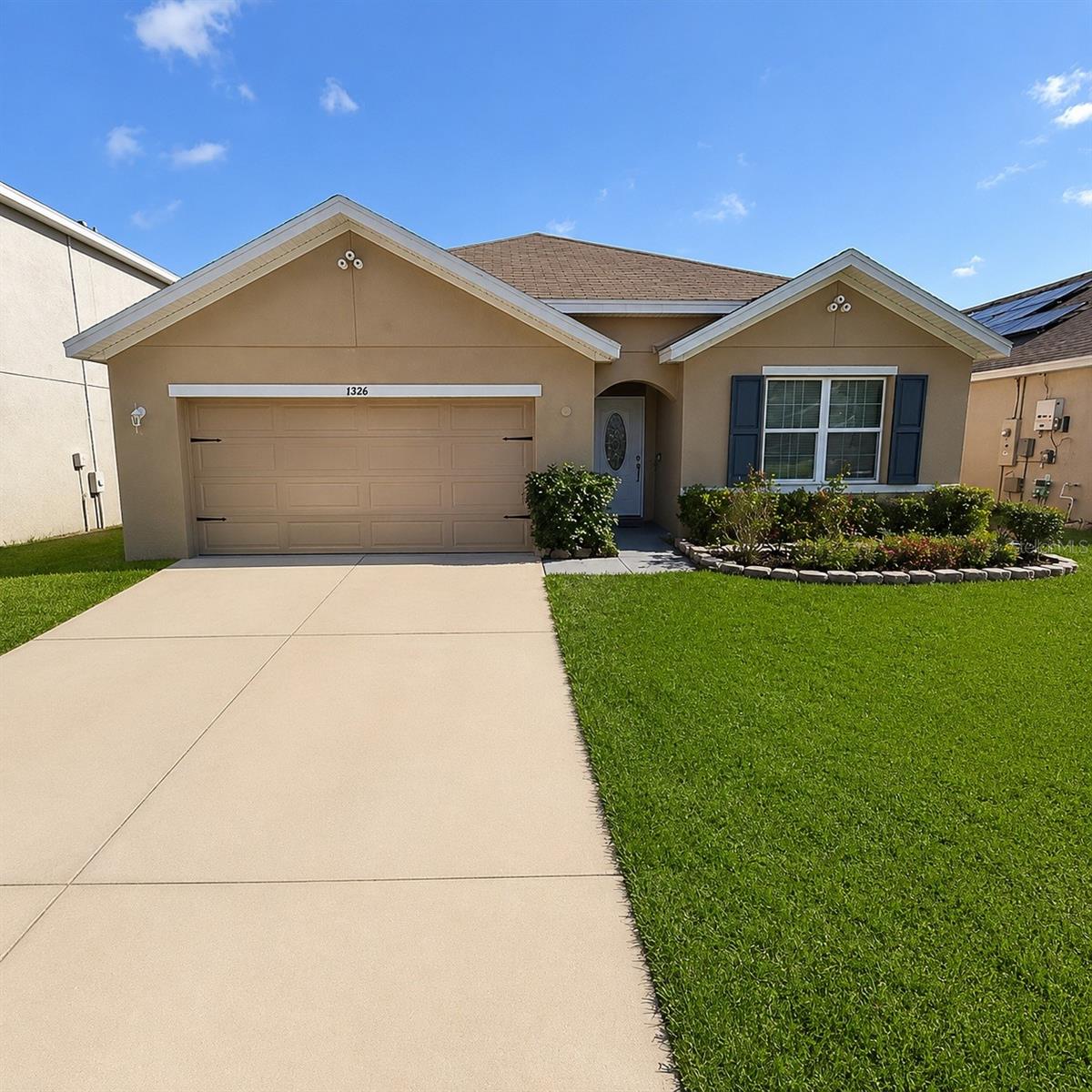 Virtually Staged. Welcome to 8208 Harwich Port Lane, a beautifully maintained single-story home in the highly desirable Carriage Pointe community of Gibsonton. Built in 2018, this move-in-ready residence offers 4 bedrooms, 2 bathrooms, a 2-car garage, and 1,846 square feet of thoughtfully designed living space.
From the moment you arrive, you'll appreciate the pride of ownership and numerous upgrades throughout. The open-concept floor plan features upgraded wood flooring, elegant lighting fixtures, fresh interior paint, and modern baseboards that create a bright, welcoming atmosphere. The spacious kitchen is a standout, showcasing brand-new stainless steel appliances, ample cabinetry, and generous counter space—perfect for everyday living and entertaining.
Step outside to your private backyard retreat, complete with durable vinyl fencing for added privacy and a detached storage shed that provides convenient space for tools, lawn equipment, and seasonal items.
Residents of Carriage Pointe enjoy exceptional resort-style amenities with a remarkably low annual HOA fee, including a clubhouse, fitness center, community pool, tennis courts, basketball courts, and a playground.
Conveniently located with quick access to I-75, this home offers an easy commute to downtown Tampa, shopping, dining, local parks and nature preserves, and the beautiful Gulf Coast beaches. This is the perfect combination of comfort, style, and location—ready for you to call home.