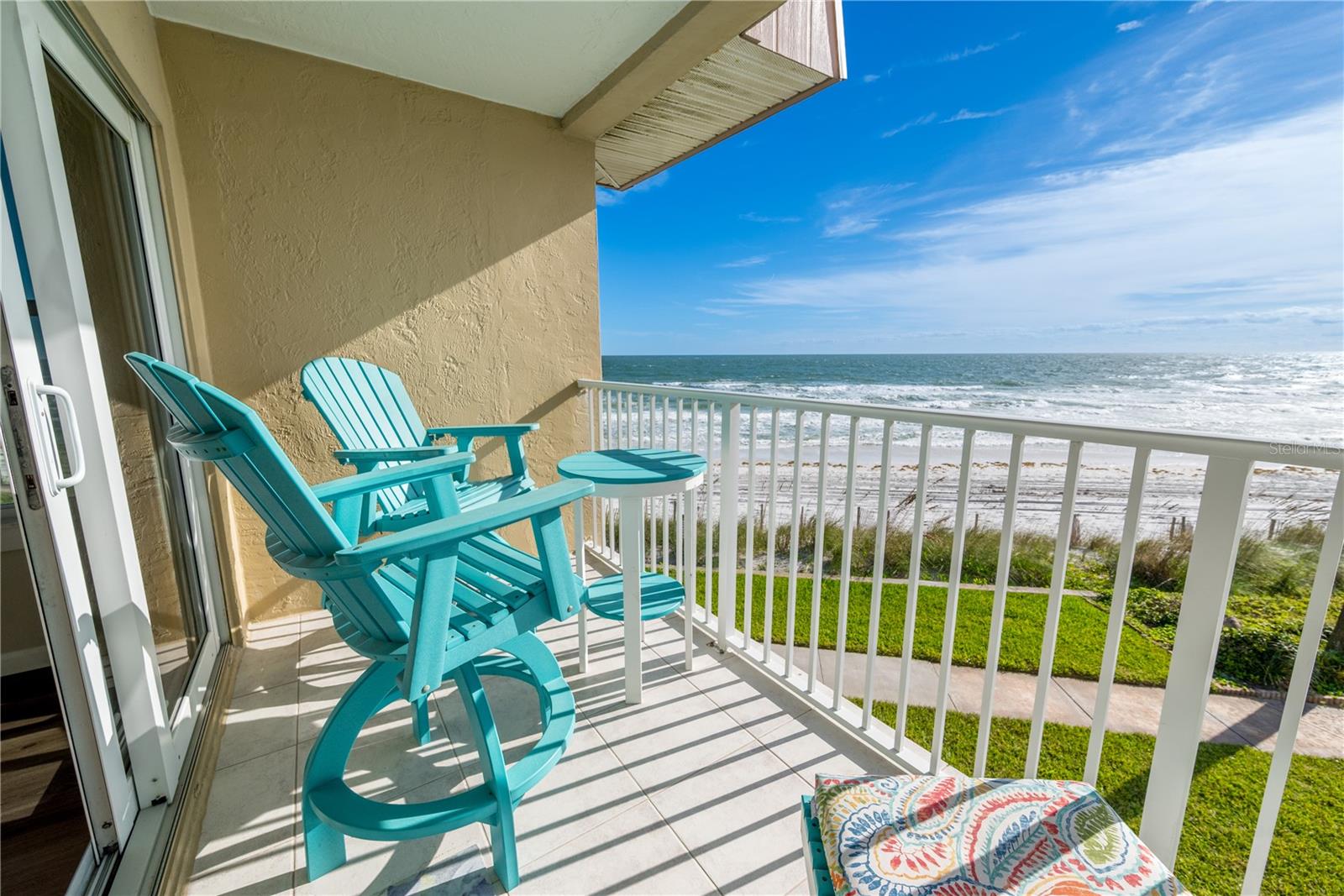 Your Turnkey Coastal Escape Awaits! Wake up to the sound of ocean waves and breathtaking ocean views! This spectacular Furnished End Unit is perfectly designed for comfort, style, and seaside living. Located in a sought-after Crescent Beach community, this move-in-ready home is ideal for full time living, a luxurious vacation retreat, or a high-demand rental investment. The tastefully curated furnishings blend coastal charm with modern elegance, creating an inviting space. Open concept layout with uninterrupted ocean views. Modern kitchen with updated appliances complete with breakfast bar. Private Balcony perfect for enjoying morning coffee with a sea breeze or unwinding to the sound of the waves. This is a prime location minutes to downtown historic St. Augustine! Great area for surf fishing, surfing, and swimming! All you need is your swimsuit!