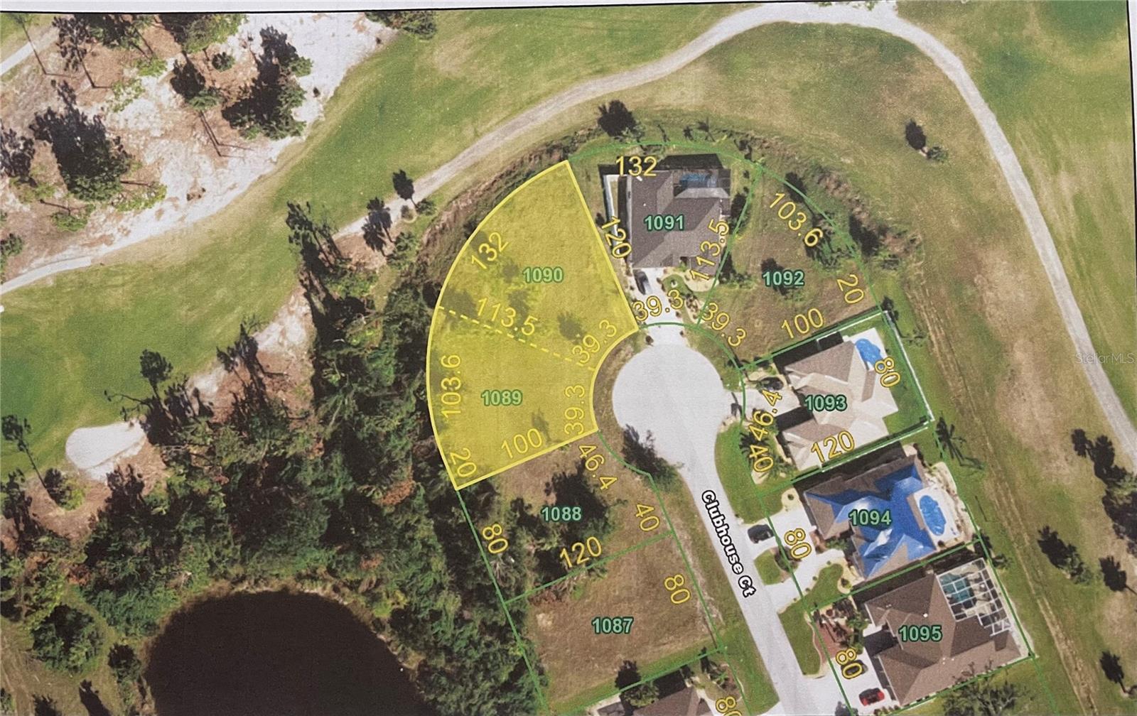 Rare opportunity to own a vacant double lot on a quiet cul-de-sac, offering privacy, a view of a lush greenbelt, and backing up to the 18th hole of the beautiful Pinemoor Golf Course. Located in an X flood zone, this mostly cleared property with no homes behind it provides the perfect canvas to build your dream home in deed-restricted Rotonda West. The lot faces west, offering breathtaking sunset views over the golf course. Public water and sewer are available, making it a convenient location for your new build. Enjoy nearby amenities including 23 miles of canals, ponds, and lakes, as well as boating access, perfect for water enthusiasts. The Rotonda Community Center offers active clubs and groups for socializing, while the nearby Rotonda Community Park and Preserve features a playground, tennis and pickleball courts, picnic areas, and scenic bike trails. Fishing enthusiasts will appreciate the excellent fishing opportunities in nearby lakes and canals. With five golf courses in Rotonda West and Gulf beaches just a short drive away, outdoor activities abound. The Pinemoor Golf Club, an 18-hole, par 70 course designed by Pete Dye, is just minutes away for easy access to a round of golf. Not located in the scrub jay zone, this spacious, pie-shaped property measures 78' at the street, 255' across the back, and 100' and 120' deep—making it one of the best properties in all of Rotonda West! (Please note that the owner purchased and combined two lots, 20 and 22, to create this double lot opportunity).