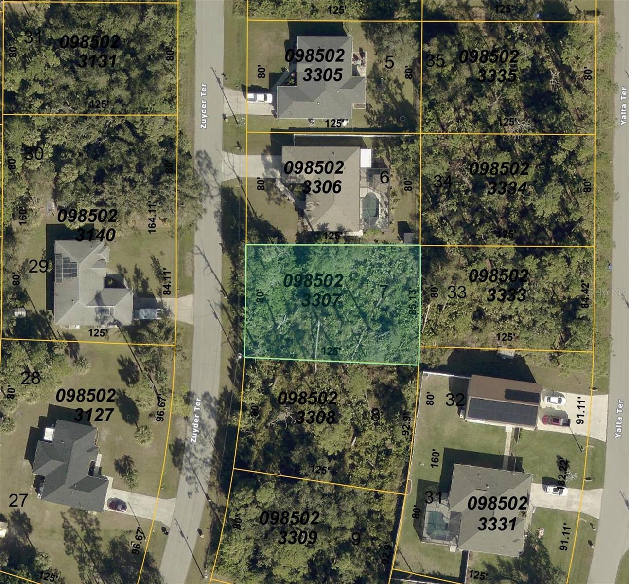 Quiet residential homesite in a growing section of North Port with newer homes already built nearby and additional construction active on the street. Located in Flood Zone X with no HOA, no CDD, and no deed restrictions. Paved road access with easy access to I-75, shopping, restaurants, and daily conveniences. The lot borders an existing single-family home, making it easier to visualize placement, access, and future construction compared to many undeveloped North Port lots. Ideal for buyers looking to build a primary residence, seasonal home, or long-term investment in an established residential area.