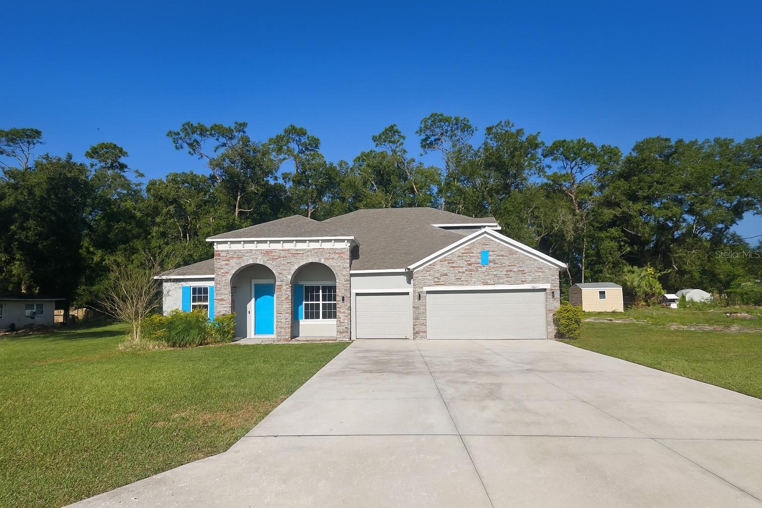Short Sale. Live the Florida lifestyle you’ve dreamed of! This beautiful home in an established Sorrento community blends modern design with everyday comfort with no HOA! Enjoy an open-concept layout with 10-ft ceilings, a chef’s kitchen featuring a 15-ft island, double ovens, and designer finishes, plus a spacious great room perfect for entertaining and time with friends and family. The primary suite offers a relaxing retreat with tray ceiling, walk-in shower, dual sinks, and a huge closet. Upstairs, a bonus room with full bath, wet bar, and wine fridge makes an ideal guest suite or hangout. 3-car garage, quick access to Wekiva Parkway, and close to Mount Dora’s festivals, dining, and shopping. East Lake Community Park is just 7 minutes away featuring walking path, soccer, baseball, basketball courts and a public library. Only 45 min to Disney and 1 hour to the beach—the absolute best of Central Florida living! This property is a short sale.