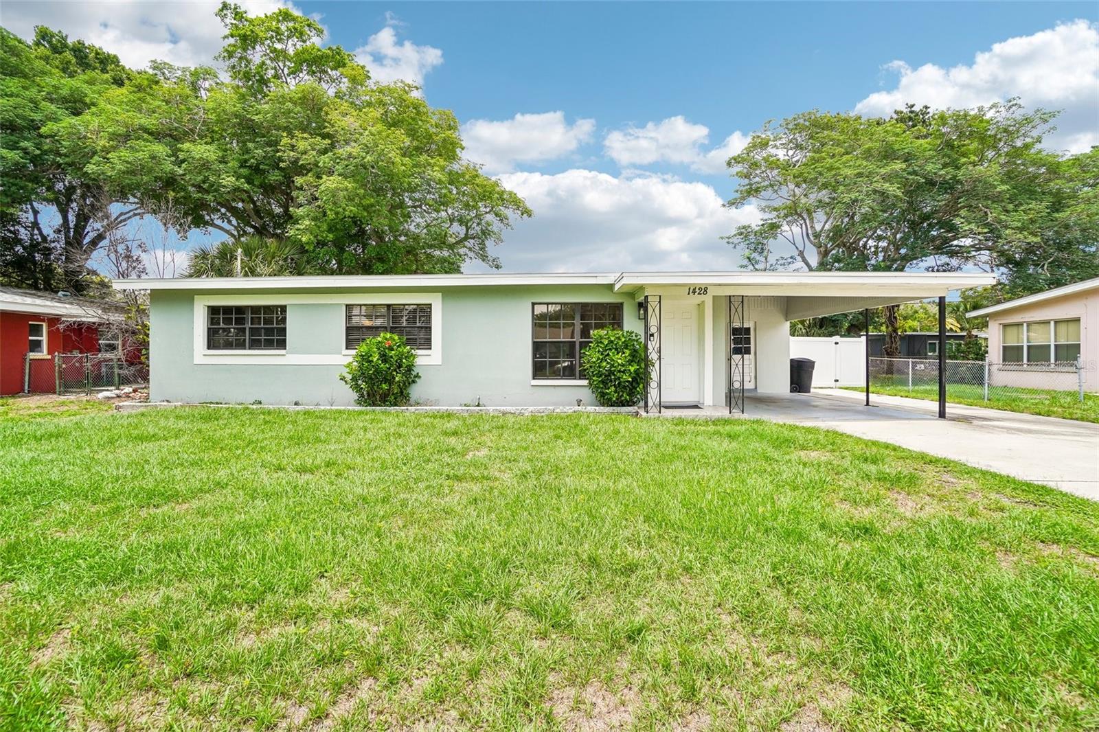 Fully Renovated, Turn-Key Clearwater Home! This 3BR/1.5BA home offers a bright, open-concept layout with gorgeous new water-resistant luxury vinyl plank flooring throughout. The chef’s kitchen is a showstopper, featuring premium Carrera Quartz countertops, a stylish backsplash, soft-close shaker cabinets, and stainless steel appliances. The spacious primary suite includes a private en-suite bath, and both bathrooms are completely updated with high-end finishes. Modern lighting, doors, and ceiling fans make this home feel brand new.

The massive, fully fenced backyard features a paved patio, and a huge tree was recently removed to open up the space and maximize sunshine. Dedicated side parking provides room for your boat, RV, or trailer. Additional updates include a new roof installed in 2020 for added peace of mind. Centrally located just minutes from world-famous Clearwater Beach, shopping, and dining. Mint condition and ready for you to move right in and enjoy!