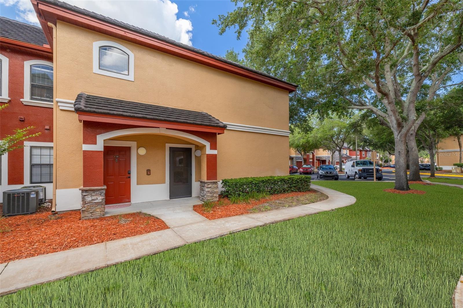 Rare Opportunity to own a fabulous and attractively priced 1st Floor 2 bedroom, 2 Bath Condo with Study/Office, high ceilings and crown molding. Located in highly sought after gated community of Tuscany at Innisbrook offering many amenities.  Enjoy the tranquil view of the beautiful pond upon arriving or exiting the home.  The floor plan has the kitchen centrally located for easy dual access from hallway to dining area and adjacent to living room, office/study nook providing an open concept.  Down the halway are the laundry closet with washer and dryer, the Guest bedroom with walk in closet, Guest bath, Master bedroom. walk in closet and a beautiful, fully remodeled master bathroom with shower and grab bars.  This community offers many amenities, club house, 2 pools, fitness basketball and tennis courts, car wash station, pet wak, and playground.  Ideally located near Gulf Beaches, Pinellas Trail, Tampa, Dining and shopping.  Landscaping has been approved by HOA. Don's wait, book your appointment today.