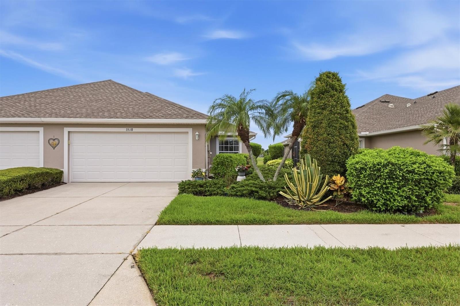 Perfectly blending comfort, style, and maintenance-free living, this beautifully 
maintained 3-bedroom, 2-bath villa is nestled within the desirable gated 
community of Villas of Sabal Trace II. Filled with abundant natural light, the 
open floor plan is complemented by high ceilings that create a bright, spacious, 
and inviting atmosphere. Beautiful landscaping enhances the home's curb 
appeal, while the pride of ownership is evident throughout. The kitchen is the 
centerpiece of the home, featuring stunning waterfall granite countertops and 
upgraded appliances, including a new refrigerator (2026). With no carpet 
throughout, this home offers both modern appeal and easy maintenance. 
Additional improvements include a new HVAC (2025), roof replaced in 2022, 
updated bathroom light fixtures, freshly painted exterior (2025), hurricane 
shutters, a security alarm system, and a utility sink in the garage. The sliding 
glass doors flood the living space with natural light and lead to the extended 
screened lanai, creating a seamless transition between indoor and outdoor 
living. Enjoy peaceful views of the beautifully landscaped backyard with a 
tranquil lake beyond—the perfect setting for morning coffee, evening 
relaxation, or entertaining family and friends. Villas of Sabal Trace II is a well managed community of just 166 homes, offering lower HOA fees than many 
comparable communities while providing exceptional amenities, including a 
gated entrance, clubhouse, community pool, fitness center, and cable television 
included with the association dues. Experience the difference of living in a 
community known for its outstanding maintenance, attractive surroundings, 
and welcoming atmosphere. Ideally located near shopping, restaurants, golf 
courses, medical facilities, parks, and Southwest Florida's beautiful Gulf 
beaches, this move-in-ready home offers the perfect combination of quality, 
convenience, and carefree Florida living. Come see the difference.