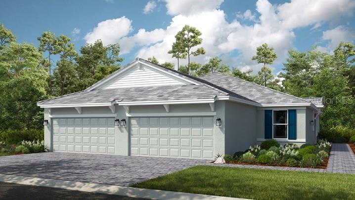 Under Construction. What's Special: Dedicated Study | Extended Patio | Covered Lanai | Cul-de-Sac Lot. New Construction - August Completion! Built by America's Most Trusted Home Builder. Welcome to the Ibis at 3213 Torta Court in Esplanade at Azario at Lakewood Ranch! This thoughtfully designed new home greets you with a bright, open great room that flows easily into the kitchen and dining room, creating a welcoming place to relax or gather. The kitchen shines with quartz countertops, and a stainless-steel apron front sink that blends classic style with everyday function. Tucked away for privacy, the primary suite offers a calm retreat with a well-appointed bath and generous closet space. A secondary bedroom and study give you flexible options for guests, hobbies, or working from home. Step outside to the lanai and screened patio to enjoy Florida living in a peaceful, comfortable setting. Whole house impact windows provide added peace of mind while enhancing energy efficiency and natural light throughout the home. Additional Highlights Include: tray ceiling pkg, 8' interior doors, double pocket doors at study, and garage floor seal with flakes and clear coat. 
Resort-Style Living in Esplanade at Azario Lakewood Ranch, the perfect blend of relaxation and recreation! Enjoy the heated resort-style pool, state-of-the-art fitness center, and energizing aerobics classes. For outdoor enthusiasts, there are pickleball courts, scenic trails, Vitality Park, and if golf is your game, you'll love Esplanade's 18-hole championship course! Unwind with a facial massage or by the fire pit after a workout. Exclusive amenities like a Wellness Center, Culinary Center, and sports courts ensure there's something for everyone, whether you want to stay active or relax in style. Photos are for representative purposes only. MLS#A4692685
