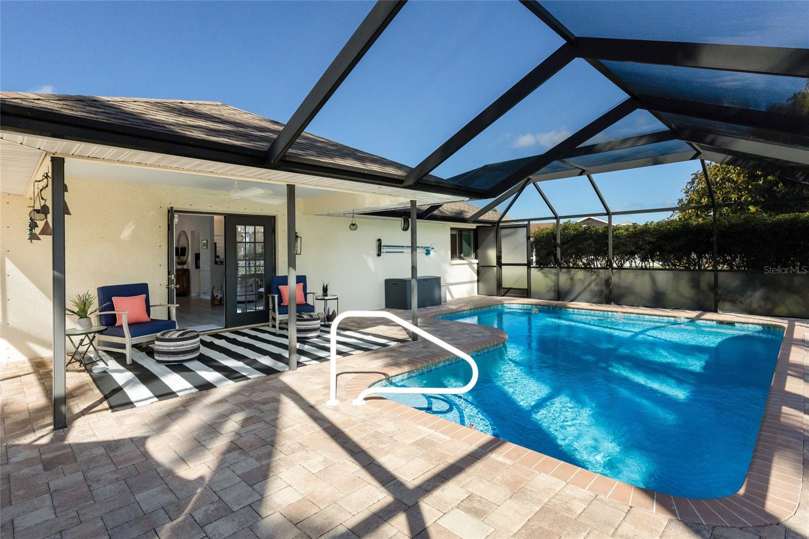 New Roof (2025) • No Flood Insurance • Heated Pool • Low-Maintenance Living


Discover a rare blend of effortless living and Florida lifestyle in the highly sought-after Bay Lakes Estates of West Bradenton. This meticulously maintained 3-bedroom, 2-bath pool home stands out with a brand-new roof (2025) and the added advantage of being located outside of a required flood zone—offering both peace of mind and potential insurance savings.

Inside, the home features fresh flooring, plantation shutters, upgraded lighting, and a bright, welcoming layout, while the kitchen is enhanced with brand-new appliances. Custom-built garage system added for organization and functionality. Designed for comfort and ease, every detail reflects pride of ownership and thoughtful care.  

Step outside to your private backyard retreat, complete with a heated saltwater pool—perfect for morning relaxation, evening swims, or entertaining guests year-round.

With a low monthly HOA of just $194 that includes lawn and exterior maintenance, this property offers a truly low-maintenance, lock-and-leave lifestyle—ideal for full-time living, seasonal use, or a Florida getaway.

Conveniently located near beaches, dining, and downtown Bradenton, this home delivers the perfect balance of lifestyle, efficiency, and ease—allowing you to enjoy Florida living without the burden of ongoing upkeep or major future expenses.
