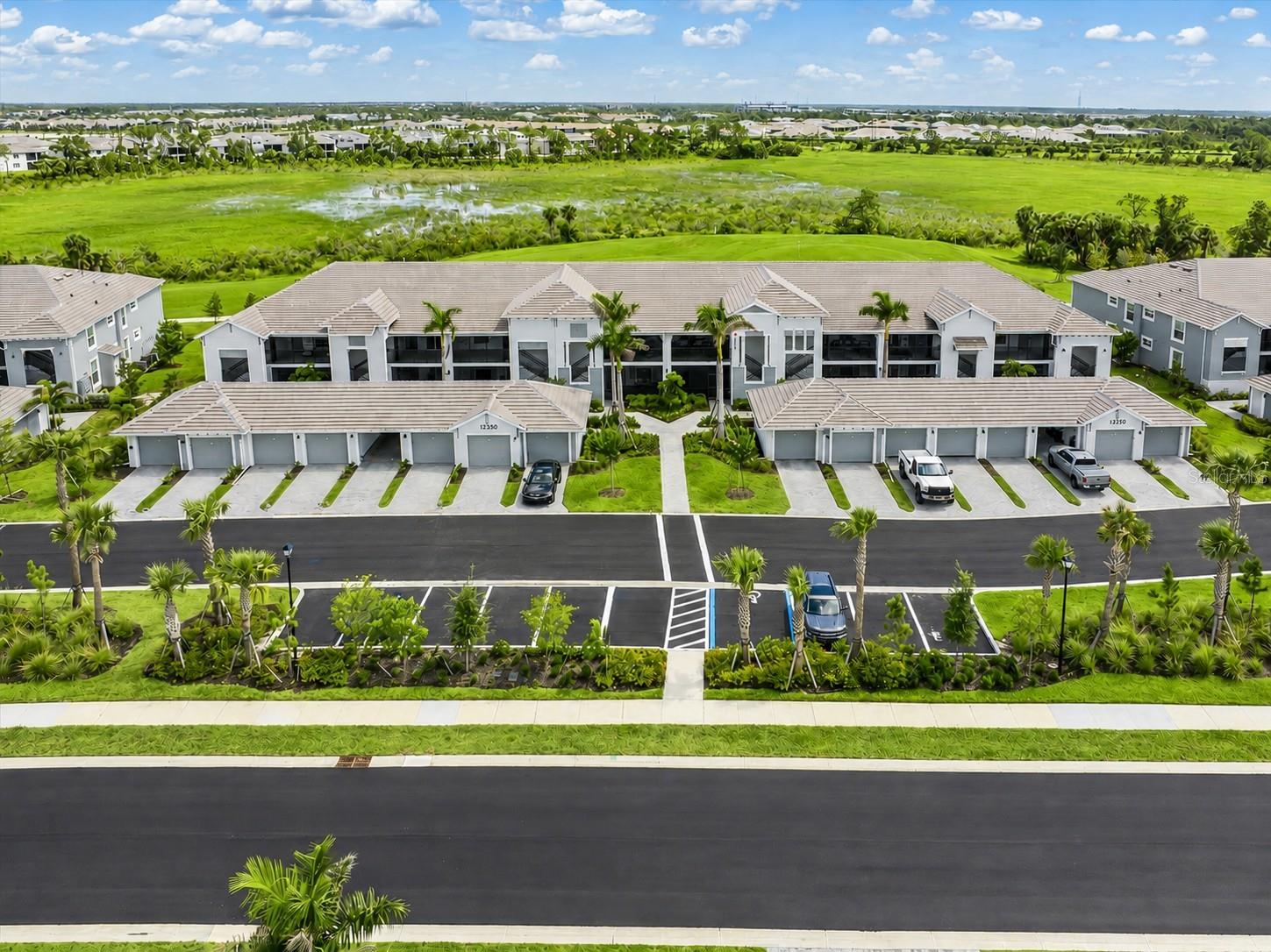 One or more photo(s) has been virtually staged. Welcome to resort-style living in Wellen Park Golf & Country Club! This beautifully maintained 2nd floor END-UNIT Veranda condo offers one of the most desirable floorplans in the community, thanks to its larger layout and additional side windows that fill the home with abundant natural light. Barely lived in and meticulously cared for, this residence feels fresh, bright, and move-in ready.
Enjoy stunning golf course views from your private screened lanai while watching golfers play against a backdrop of lush fairways and Florida sunshine. The INCLUDED GOLF MEMBERSHIP provides immediate access to the championship Gordon Lewis-designed course, allowing you to embrace the lifestyle that makes Wellen Park Golf & Country Club one of Southwest Florida's most sought-after communities.
Inside, you'll appreciate the open-concept design, vaulted ceilings, spacious living areas, well-appointed kitchen, and the light-filled atmosphere that an end unit ARABELLA MODEL can provide. The 2 spacious bedrooms have walk-in closets and the den/office provides additional space for you or your guests. Whether you're looking for a seasonal retreat, investment opportunity, or full-time residence, this home checks all the boxes.
The snowbirds have flown the coop and sellers are waiting for buyers who have been sitting on the sidelines to make their move. NOW is the perfect time to take advantage of the current market conditions and secure your home before the Winter season! 
Start enjoying championship golf, resort-style pool, tiki bar, fitness center, tennis, pickleball, bocce, dining, and all the incredible amenities that make Wellen Park Golf & Country Club such a special place to call home.
