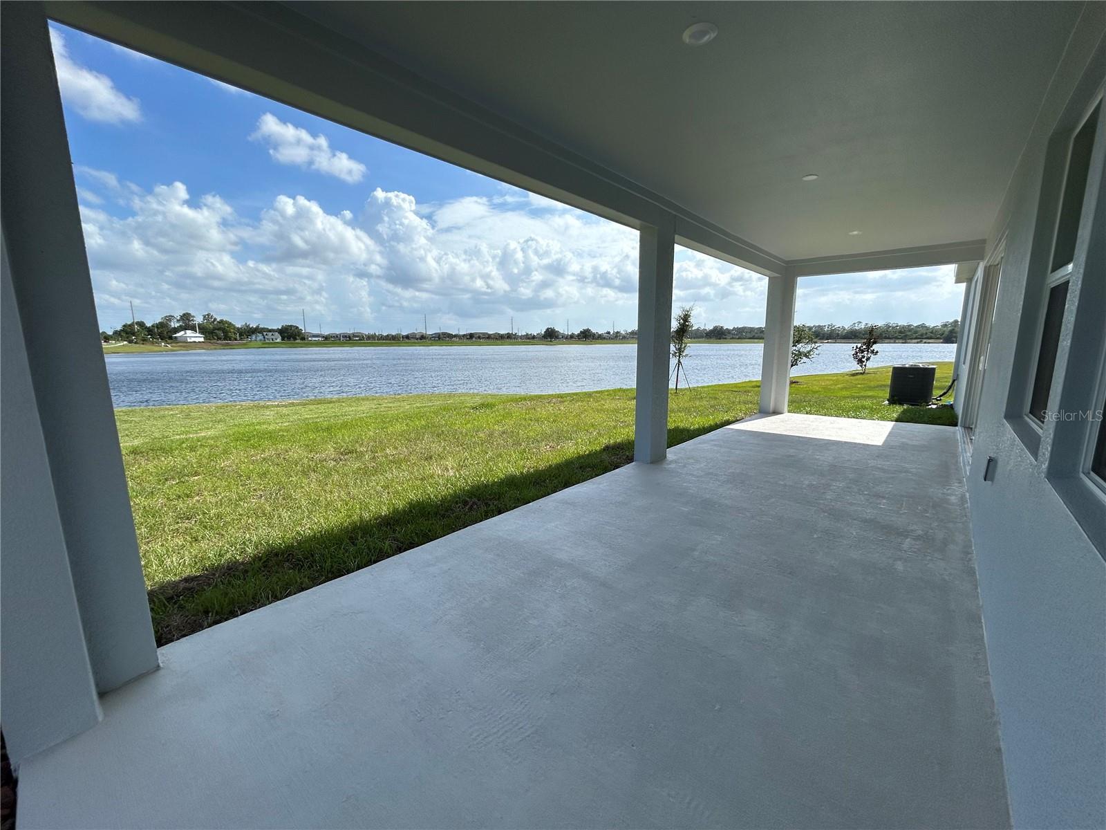 Brand New Home with short drive to Lake Nona Medical Center and Orlando International Airport! Also with Spectacular sunset view on water with a natural island in the middle! Explore that lake and the island with your boat or simply go fishing in your own backyard! Welcome to this brand new 4 bedrooms, 3 bathrooms home with gorgeous 180 degrees water view. Additional rooms include formal dinning room and game room/flexible room. Special features: upgraded oversized granite counter top, upgraded kitchen cabinets, stainless steel appliances, etc. The master suite has a luxurious walk in closet, master bathroom with bathtub, his and hers sinks, and a walk in shower. There is also a large covered patio to enjoy the views and the outdoors all year long. Lawn cut is included in the rent.  Community amenities include: water front community pool (plus 2nd future community pool), gym, finishing deck, pickle ball courts, sand volleyball court, etc. BRIDGEWALK is a brand new boating master planned community in St. Cloud, FL. minutes away drive from Lake Nola Medical City and Brand new great eco stem school in Sunbridge, Moments from the home, residents can enjoy a serene afternoon out on the boat with the community’s gorgeous pond. Ideally located in the highly sought-after Lake Nona area, the community offers smooth access to the top-rated Osceola County School wDistrict, Orlando international airport, East Lake Tohopekaliga and all the shopping, dining and entertainment.