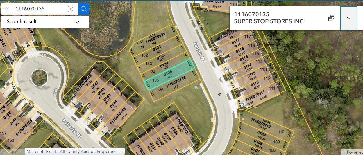Vacant  lot for sale on Jonah Drive in North Port, Florida!  "Zoning: PCDN" This 0.05-acre property offers a compact and affordable opportunity to build a cozy spot or invest in a growing community. Perfect for buyers seeking a convenient location with development potential.Pin Location: Latitude 27.07790382 Longitude -82.14849211. Note: buyers I emphasize the importance of conducting thorough due diligence to ensure that the property meets your expectations and requirements.