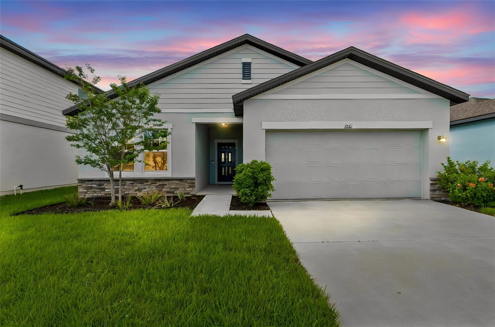 Move-in ready and impeccably maintained, this beautiful One-story home offers 4 bedrooms, 2 bathrooms, and a desirable split-bedroom floor plan designed for both comfort and privacy. The ample primary bedroom with an ensuite bathroom functions as a private, luxurious sanctuary. This spacious suite features room for a king-sized bed, connected to a spa-like bathroom with expansive walk-in shower, Large linen closet, and dedicated enormous walk-in closet. The oversized great room flows seamlessly into the spacious kitchen featuring a massive granite island perfect for meal prep, casual dining, and entertaining guests, plenty of beautiful cabinetry, and upgraded French Door refrigerator. The vaulted ceilings add a sense of spaciousness. Recent upgrades include brand-new sod across the entire property, creating lush curb appeal that stands out in the community. Additional features include a 2021 roof, energy-efficient double-pane windows with easy interior cleaning access, smart home interior lighting compatible with Alexa, and an inside utility room complete with washer and dryer. Located in the sought-after Shell Cove community, residents enjoy resort-style amenities including a sparkling pool, pickleball courts, playground, dog parks, clubhouse, and scenic walking trails leading to the amenity center. Conveniently located near US-41 and I-75 with easy access to Tampa, Ybor City, and St. Petersburg beaches, plus nearby shopping, dining, Publix, ALDI, and local favorites like Sunset Grill at Sunset! Stop scrolling — this is the one buyers have been waiting for. Schedule your private showing today.