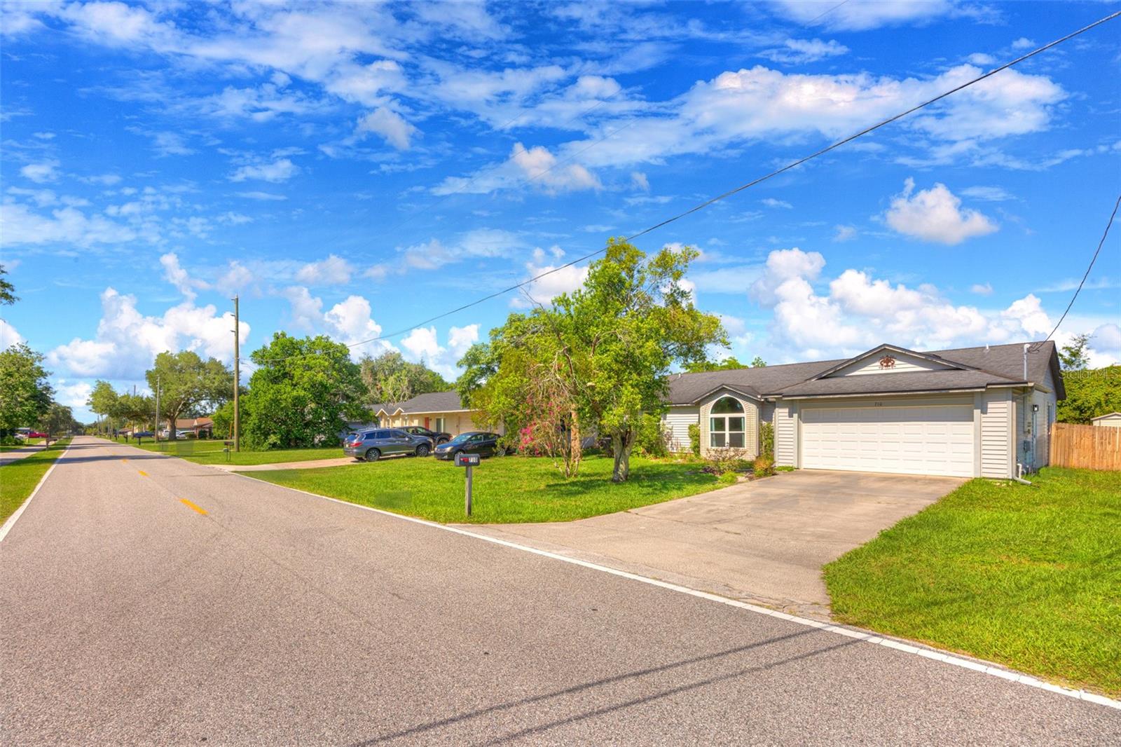 No HOA. No carpet. Just a clean, updated 3-bedroom 2-bathroom home in Deltona ready to move right into. Step inside and you will notice LVP flooring running through the entire home, giving every room a fresh, consistent look that is as easy to maintain as it is to admire. The kitchen is fully stocked with stainless steel appliances updated in 2018, so you can skip the appliance store and get straight to cooking. Out back, a FULLY FENCED yard with a double gate and a single gate offers privacy and plenty of space for the dog, the chickens, or the weekend cookout you have been planning. The storage shed stays with the home, giving you bonus space for tools, bikes, or anything else life requires. Situated on a generous lot in the well-established Deltona Lakes community with city water on site and easy access to Providence Boulevard shopping, I-4, and both DeLand and Sanford just minutes away.  Schedule your showing today. **MLS Info is intended to be correct but is not guaranteed and all information must be verified by buyers.**