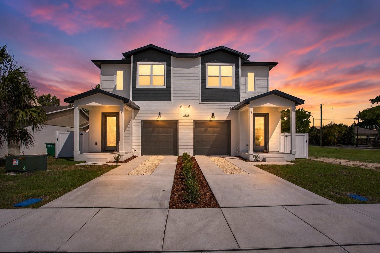 Under contract-accepting backup offers. Welcome to this beautifully designed 3-bedroom, 2.5-bath townhome offering modern style, thoughtful upgrades, and no HOA in one of Tampa's most sought-after central locations. Zoned for the highly acclaimed Plant High School district, this residence combines high-end finishes, smart-home infrastructure, and energy-efficient construction for effortless everyday living. Built with impact-rated windows and doors and featuring soaring 10-foot ceilings, the home feels bright, spacious, and inviting from the moment you enter. The open-concept main level showcases Dusk Cherry luxury vinyl plank flooring, Swiss Coffee walls, and a warm, designer-curated aesthetic throughout the living, dining, and kitchen spaces. The gourmet kitchen is designed for both functionality and entertaining, featuring solid wood cabinetry, sleek black quartz countertops, gold fixtures, stainless steel appliances, and an oversized island that serves as the heart of the home. Modern conveniences abound with Cat 6 wiring throughout and prewiring for security cameras, providing seamless connectivity and peace of mind. Upstairs, the spacious primary suite offers a private retreat complete with oversized dual walk-in closets and a spa-inspired bath featuring a custom chevron wood vanity, quartz countertops, designer tilework, a walk-in shower, and mosaic shower flooring. Two additional bedrooms share a beautifully appointed Jack-and-Jill bathroom with stylish designer finishes. A dedicated laundry room adds everyday convenience. Step outside to enjoy the private fenced backyard and covered patio-perfect for relaxing, entertaining, or accommodating pets. Additional highlights include a one-car garage, contemporary lighting, two-panel interior doors with black hardware, and quality construction throughout. Ideally located just minutes from Midtown, Hyde Park, Downtown Tampa, major commuter routes, dining, shopping, and entertainment. Backed by a 1-2-10 warranty and offering the rare combination of modern design, impact protection, smart-home readiness, top-rated schools, and no HOA, this exceptional townhome is a standout opportunity in today's market. ** Up to $8,000 towards closing costs with preferred lender **