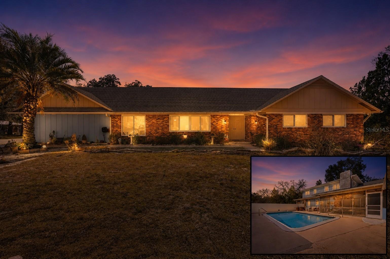 One or more photo(s) has been virtually staged. Back on market due to buyer’s personal/financial circumstances. SELLER IS WILLING TO CONTRIBUTE UP TO $25,000 TOWARDS BUYERS UPDATES,RENOVATIONS, CLOSING COSTS, OR RATE BUY-DOWN with an acceptable offer. 

Customize your dream home on 6.14 acres while staying centrally located! If you’ve been searching for a private, fenced and gated property in Orange City with room to spread out, this is one you don’t want to miss.

Ideally located across from Valentine Park and just minutes from Blue Springs State Park and the St. Johns River, this property offers the perfect balance of privacy and convenience with easy access to shopping, dining, and outdoor recreation.

The home features nearly 2,800 square feet with 5 bedrooms, 3 bathrooms, and a detached flex space, ideal for a home office, guest suite, or multi-generational living. Thoughtful updates include granite countertops, stainless steel appliances, new windows and doors, updated flooring, and major system improvements with a newer roof (2022) and A/C units (2022 & 2024).

Inside, the family room showcases exposed beams and a brick wood burning fireplace. Step outside to a screened porch overlooking the pool. Perfect for relaxing or entertaining. The property also includes a pole barns (with water and electric), and covered parking for multiple vehicles, equipment, or recreational toys. So whether you’re looking for space for your hobbies, room for animals, or simply more privacy without sacrificing location, this property delivers.
Schedule your private showing today and experience it for yourself. Property may be equipped with audio and/or visual recording devices.