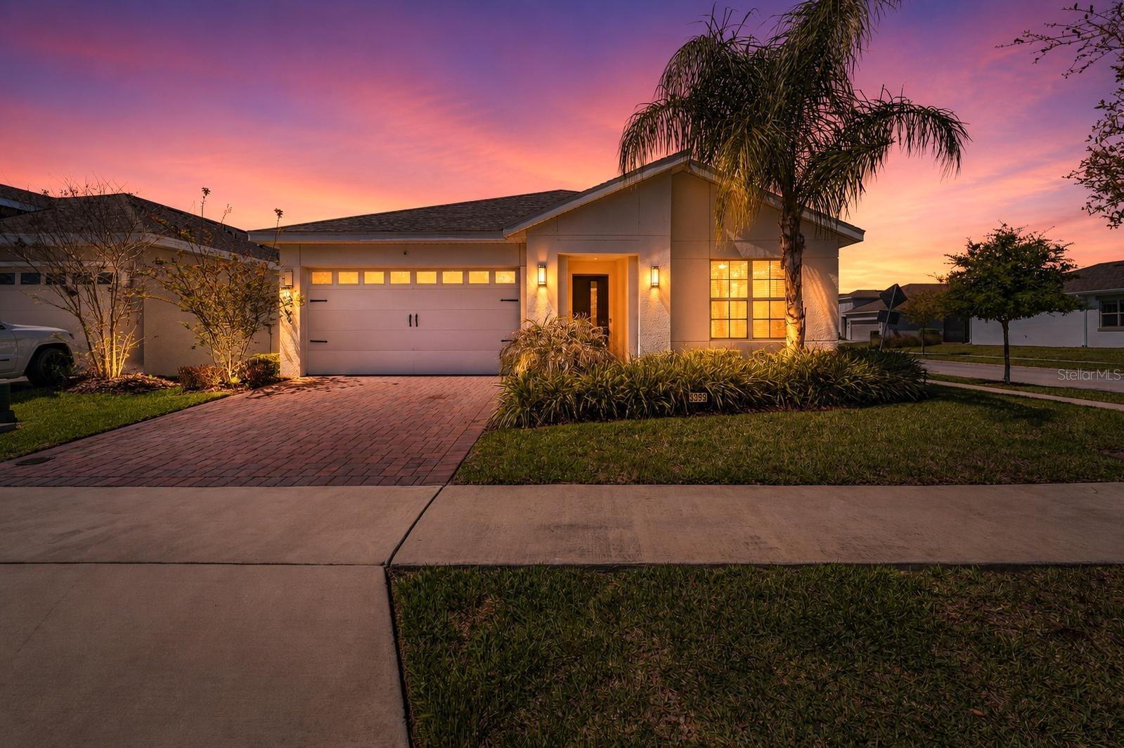 Welcome to South Lakes at Harmony, a sought-after 55+ lifestyle community offering comfort, convenience, and resort-style living. This beautifully maintained 3-bedroom, 2-bath home features an open-concept layout filled with natural light, creating the perfect space for both relaxing and entertaining.

The spacious kitchen flows seamlessly into the living and dining areas, while the covered lanai offers the ideal spot to enjoy peaceful Florida mornings or unwind in the evenings.

This home includes valuable upgrades such as:
• Solar panels for energy efficiency
• Central vacuum system
• Built-in ceiling speakers
• Corner lot location
• Covered lanai
• Lawn maintenance and exterior pest control included through HOA

Residents enjoy access to Harmony’s impressive amenities, scenic walking trails, lakes, golf, clubhouse, fitness center, pool, pickleball courts, and more. Ownership also includes a Social Membership to the Harmony Golf Preserve, adding even more lifestyle benefits.

Conveniently located near Lake Nona Medical City, Orlando International Airport, shopping, dining, and major highways, this home offers the perfect blend of low-maintenance living and an active Florida lifestyle.