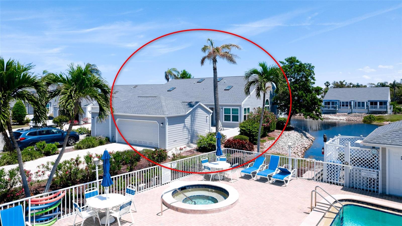 Enjoy living the Florida lifestyle in this gated community of Perico Bay Club. Located near three preserves (Robinson, Perico, Neal) walk or ride your bike to enjoy nature & the wildlife. This Grand Cayman model has two bedrooms, two baths, plus a den all meticulously maintained & turnkey furnished plus a two-car garage. Updated with new windows in 2016, new A/C & heating system in 2021 & a new roof in 2023, you are ready to move in. Conveniently located near the pool, this home has an updated kitchen, Corian counter-tops, stainless-steel appliances, cathedral ceilings, updated bathrooms, in kitchen dining nook & the den/study could provide an extra sleeping area. The enclosed lanai plus deck overlooks the small lake & a patio is located at the front entrance. An end unit with skylights make the home light & bright. At Perico Bay Club there are numerous amenities...clubhouse, with fitness center, tennis & pickle ball courts, kayak storage & launching dock, heated community pools with hot tubs & a boardwalk leading out to Perico Sound for bird watching. You are just minutes from Anna Maria Island's sandy beaches & blue-green waters of the Gulf of Mexico. Plus, all the gourmet restaurants & shoppes on the Island. Come & enjoy resort style living at Perico Bay Club.