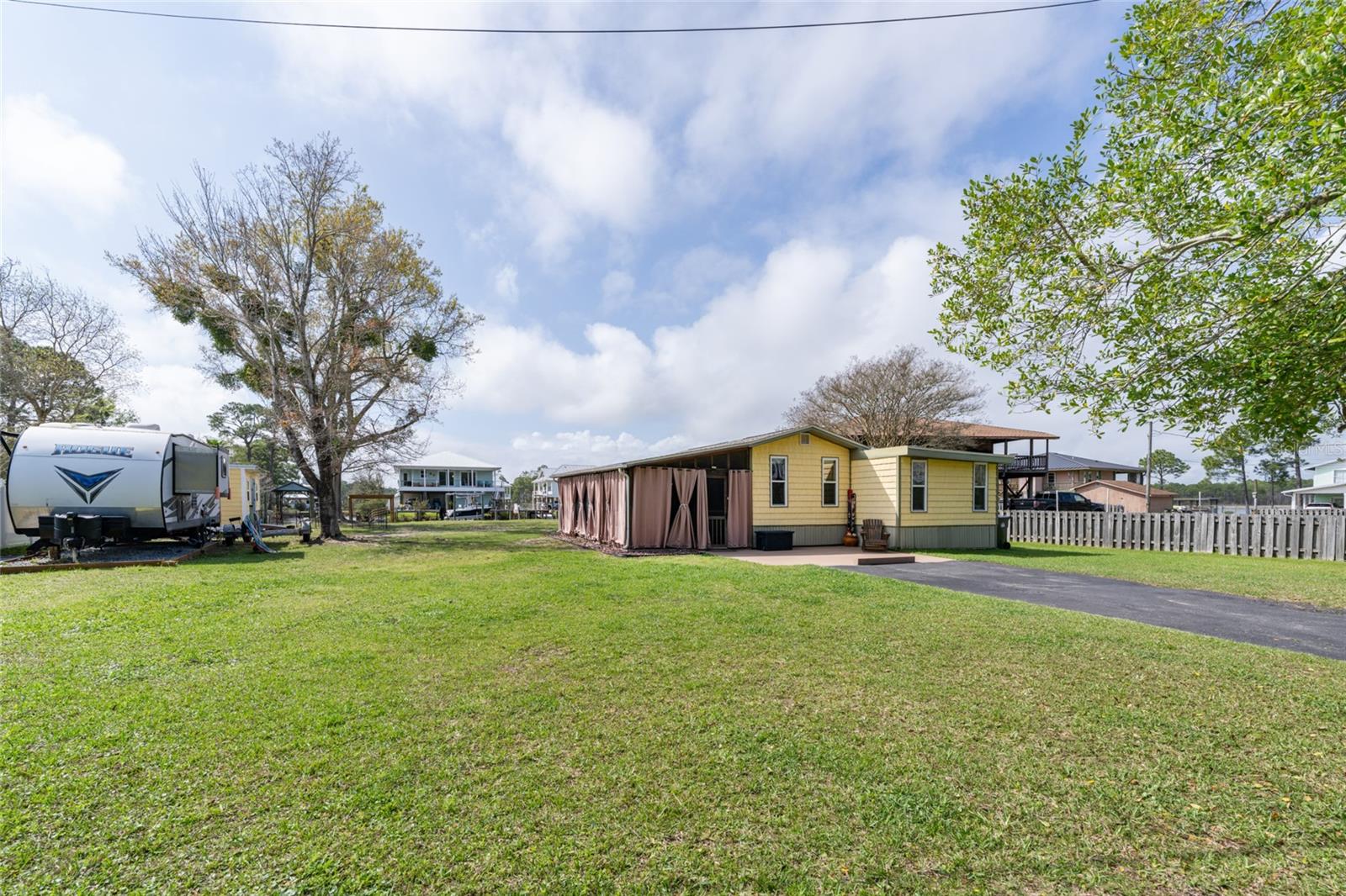 PENSACOLA-INNERARITY POINT

Waterfront .62 acre parcel - Big lot for waterfront.

Dead end street, 1/2 mile to Publix, 8 minutes to Johnson Beach.

20 acre forest across the street-Lots of privacy.

Existing 1 bedroom, 4 season cabin 864 sq. feet.

Large screened in porch w/rain proof curtains.

Fully renovated  / new Maytag washer & dryer / New roof 2023.

2 boat slips and dock with power & water.

Pilings already installed for boat lift / covered pergola on water.

Steel bulkhead protects 100 feet of waterfront.

200 sq. ft. office cottage w/power & water.

50x10 foot RV pad w/ 50/30 amp power, water and sewer.

Brand new private sewer line, plumbed to cabin and RV site, ready for new home.  No septic tank !

Property is ready for brand new home construction.

Architectural & Engineering plans for new home included in sale.

Geo Technical plans show stable soil to build on.

Live in Cabin while you build and save rent.

Beautiful water views & west facing sunsets.

Property protected from hurricane storm surges by Bayou Garcon and Canal.

Plans for 3,000+ sq. Ft. home built w/ICF construction and rated to 200 mph winds.

Contractors are lined up and/or bring your own Builder.

Fiber Optic Cable-High Speed Internet onto property.

SUMMARY

Make our beautiful location yours to live in, build on, rent; or leave as is until you’re ready to decide.  This is a great recreational property to develop, with outstanding Return on Investment, already built in.