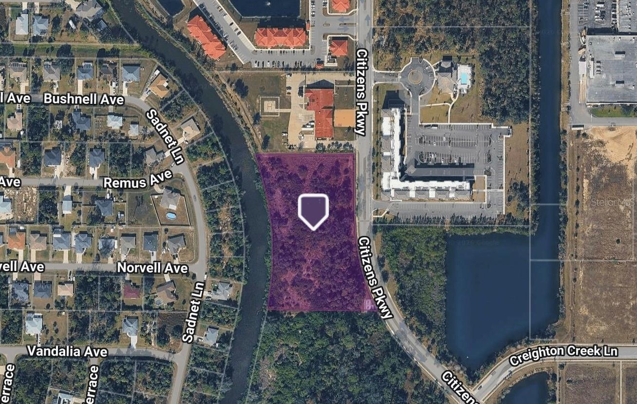 This prime commercial vacant parcel offers an exceptional opportunity for development in a rapidly growing area of Southwest Florida. Ideally positioned along a well-traveled parkway, the property benefits from strong visibility and convenient access, making it suitable for a wide range of commercial uses.
Surrounded by established neighborhoods and expanding business activity, the site is well suited for retail, professional offices, medical, or service-oriented development. The parcel’s location supports both local traffic and regional connectivity, providing excellent exposure and long-term growth potential.
With the area continuing to experience steady residential and commercial expansion, this property presents a compelling investment for developers or business owners seeking to capitalize on North Port’s upward momentum. A versatile site in a high-demand market, ready to bring your commercial vision to life.