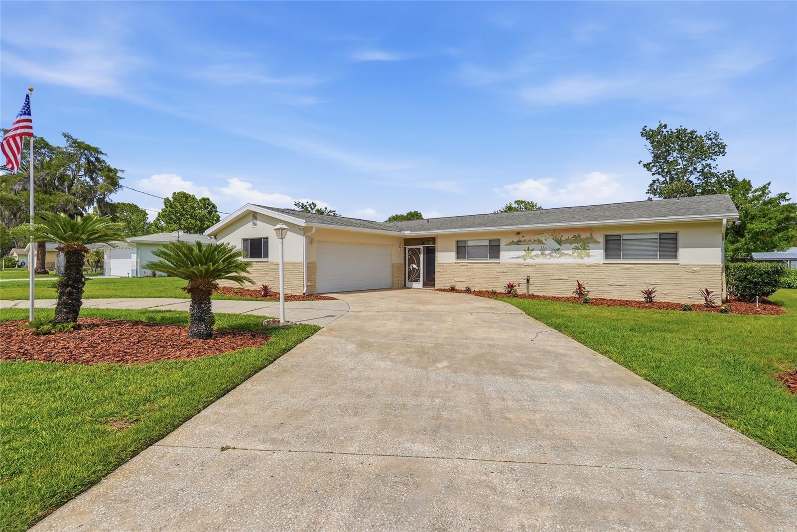 Waterfront opportunity in the heart of Crystal River! This is more than just a home—it's a lifestyle. Imagine hopping on your golf cart and heading to downtown Crystal River, where you'll enjoy local restaurants, shopping, and popular community events throughout the year, including First Friday on the Square, the Manatee Festival, Stone Crab Jam, and much more. Spend your evenings relaxing on the back deck as breathtaking sunsets paint the sky, or enjoy watching resident manatees, dolphins, and native wildlife from your own backyard. Whether you're boating, fishing, kayaking, scalloping, or exploring the crystal-clear springs, this prime waterfront location puts the very best of Crystal River right at your doorstep.

Situated on a deep-water canal with quick access to Kings Bay, Three Sisters Springs, Hunter Springs, and the Gulf of Mexico, this concrete-built ranch style home offers an exceptional opportunity to create your ideal waterfront retreat. Boaters will appreciate the oversized covered boat house featuring a deluxe boat lift and roof-covered docking area, allowing you to comfortably load, unload, and secure your boat while staying protected from the elements. Additional features include a private dock, circular driveway, mature landscaping, durable concrete construction, and updated kitchen cabinetry and countertops. The interior provides a blank canvas for buyers to customize flooring, bathrooms, and finishes to their personal style. Whether you're seeking a primary residence, seasonal getaway, or investment opportunity, few properties combine location, boating access, and potential like this one.