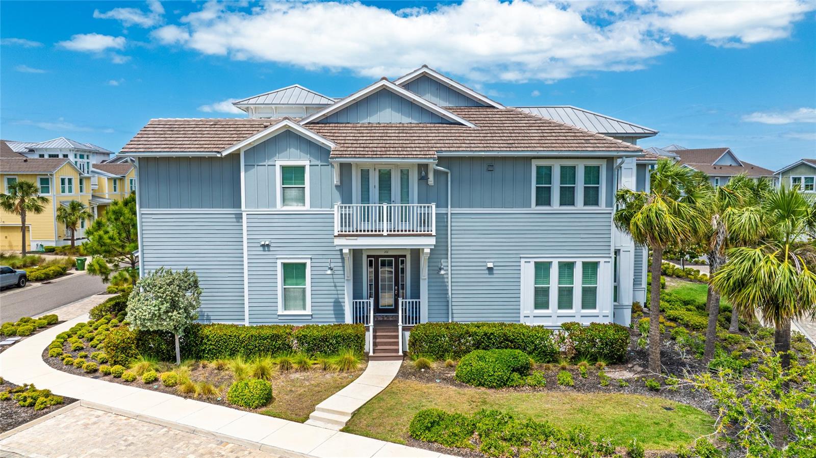 NEW PRICE!!!!! Coastal Living Located in the prestigious gated community of Harbour Isle overlooking Ana Maria Sound! With an abundance of natural light this luxurious coastal inspired Abaco model offers an open concept and includes all of the upgrades and high-end finishes one would expect from a customized luxury beach property. Features include 4 bedrooms 3 baths with over 2200 sq ft of living space, New A/C 2024, Plantation shutters, Beautiful Kitchen, stainless-steel appliances and a large island overlooking the Family and Dining Room, Quartz Countertops in Kitchen and Bathrooms. This LEED Certified (green/energy efficient) home is built with block construction, PGT impact-rated windows and an oversized 2-car garage. Want to read a book or watch something different on TV, just slip into the Florida room with two large French glass doors for privacy. At the end of the day, you can retire to the front porch, overlooking Anna Maria Sound and witness the gorgeous Gulf Coast sunsets! Close by is the Harbour Isle Beach Club, offering a resort style pool, complimentary kayaks, and a state-of-the-art fitness center. The clubhouse, with its Skybar and Lounge, serves as an ideal meeting place for residents to grab a bite to eat or to enjoy a multitude of activities and social events. Just outside the Harbour Isle gate, you?ll find Safe Harbour marina, the Compass Hotel and Floridays restaurant. Come join the Harbour Isle lifestyle in this lovely coastal setting, just across the bridge from the world-famous beaches of Anna Maria Island! Being sold Fully Furnished!
