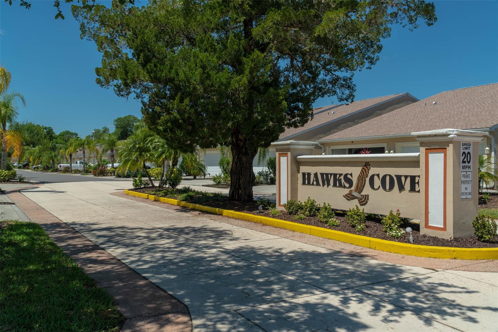 This townhome is perfect for a new owner looking for low maintenance as their second or retirement home.The exterior of the buildings are taken care of by the HOA including the roof and painting! Please refer to the HOA documents for details. As you walk in the front door the space is very inviting open to the kitchen and living areas. There is a separate private office / den that can be a 3rd bedroom complete with a closet. There is also a wonderful large screened in patio to use as additional outdoor living area while enjoying Florida's wonderful weather! Bring your grill! Both bedrooms are completely separated at opposite ends of the unit both with en suites and a large walk in closet in the master bedroom. 2 car garage, Granite counter tops, stainless steel appliances and vaulted ceilings all are wonderful features of this townhome. Very Convenient location close to all the necessities! Start living the simple life all within 10 minutes to the beach and even closer to the grocery store, Home Depot and many others at your fingertips! Don't forget the wonderful amenities at this community to enjoy including a lovely pool, clubhouse, tennis court, and a pond which can be overlooked from your front door or on the community gazebo where you can feed the ducks! This is a must see at this price point! ;Water: City