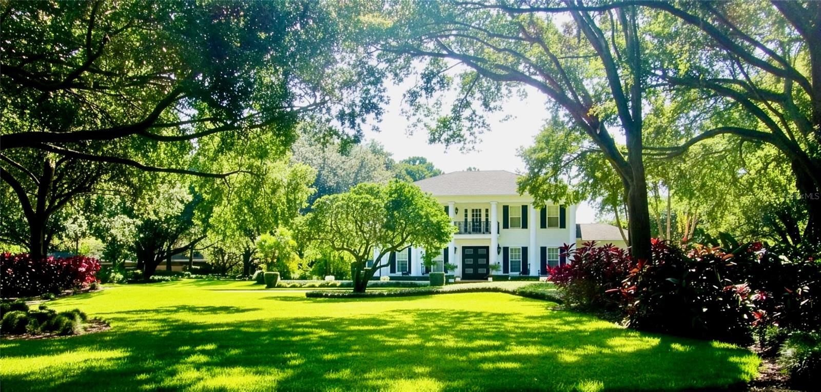 Welcome home to 16203 Avila Blvd, an exceptional updated estate located in Avila Golf & Country Club, Tampa Bay’s premier guard-gated golf and country club community. From the moment you arrive, you will be captivated by the breathtaking setting and beautifully manicured grounds that span nearly an acre, creating a private and picturesque retreat. A circular driveway welcomes you to the residence, while the charming front porch provides the perfect place to relax and take in the beauty of the surrounding landscape. Step through the new front entry doors and discover a residence that seamlessly blends timeless elegance with modern luxury. Offering 4 Bedrooms, 5 Full Bathrooms, 1 Half Bathroom, a Home Office, Media Room, and 4,754 square feet of air-conditioned living space, this home has been thoughtfully designed for both everyday living and entertaining. The impressive foyer sets the tone with stunning architectural details like dentil crown molding that is a signature throughout the residence. The private Home Office is richly appointed with custom built-in cabinetry, wood flooring, crown molding, and plantation shutters, creating an ideal workspace. The sun-filled dining room is ideal for entertaining and is enhanced by exquisite ceiling details that add warmth and elegance to the space. The chef’s kitchen has been completely remodeled and is truly spectacular, featuring custom cabinetry, quartz and granite countertops, and professional-grade appliances including a gas cooktop. Designed with both style and functionality in mind, the kitchen opens seamlessly to the living room, where a striking fireplace serves as the focal point and creates the perfect gathering space. The media/bonus room offers the ultimate retreat to relax and unwind and includes a built-in Murphy bed, allowing the space to easily function as an additional guest suite when needed. Completing the downstairs, an ensuite guest bedroom with its own private entrance provides exceptional comfort and privacy for family and guests. Upstairs, the owner’s suite serves as a luxurious sanctuary complete with beautiful wood flooring, plantation shutters, and separate his-and-her’s walk-in closets. Two additional oversized bedrooms, each with their own ensuite bathroom, complete the second floor and showcase beautiful designer finishes and details throughout.
The outdoor living spaces are beyond compare and have been thoughtfully designed for both relaxation and entertaining. Featuring a screened-in 40-foot, heated, saltwater swimming pool, hydrotherapy hot-tub/spa, expansive patio, and outdoor kitchen, this private outdoor sanctuary offers the perfect setting to enjoy Florida living at its finest. Whether hosting guests or unwinding in the sunshine, you will love the seamless indoor-outdoor lifestyle this exceptional residence provides.