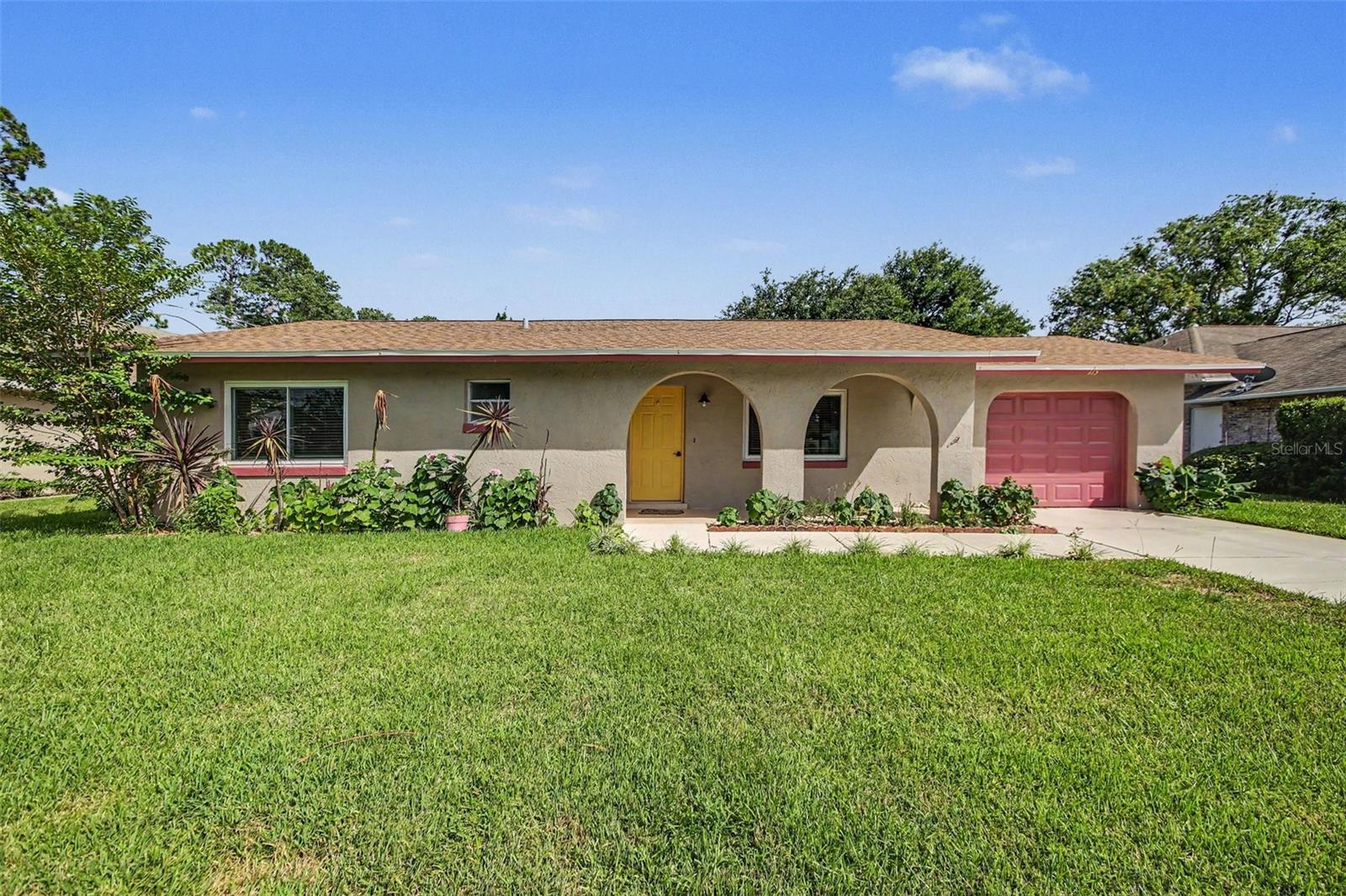 Virtually Staged. No HOA! Enjoy the ease of condo-style living without the condo fees at 115 Forsythe Lane in beautiful Palm Coast! This charming single-family home is perfect for those looking for a low-maintenance Florida lifestyle while still enjoying the privacy and freedom of owning your own home. Relax or entertain in the fully fenced backyard featuring a heated in-ground pool and an irrigation system to keep the landscaping lush year-round. Conveniently located near shopping, dining, parks, and just minutes from the beach, this home offers the perfect blend of comfort, convenience, and Florida living. Don't miss your opportunity to own this hidden gem in one of Palm Coast's most desirable locations!