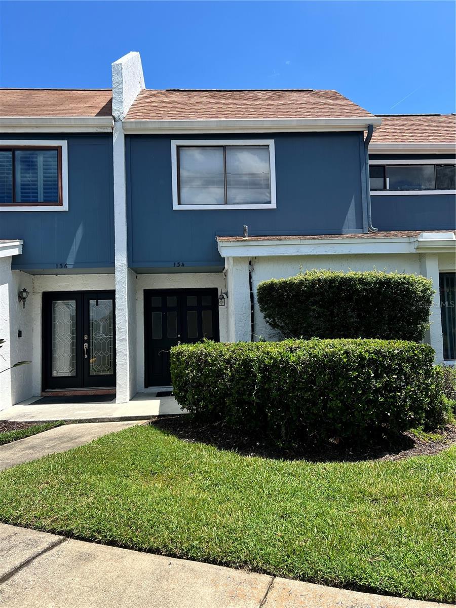 Rare 4-bedroom 3 Full bath townhome located directly by the community pool. The 4th bedroom is downstairs and has a full closet but could also be used as a flex room- Office or other. This is a beautiful complex located on Lake Howell. This property has been renovated over the past few years. Some pictures do not show the interior renovations. New Carpet and vinyl plank and painting were completed in last couple years. Newer AC system. Recently the addition of a covered insulated roof was added to the rear patio. There is a full 1 car garage with storage and garage door connected to the rear patios for enjoyment and entertainment making this a more upgraded unit than others. Dedicated parking space in the front and back plus additional first come first serve spaces. Conveniently located in Casselberry near pretty much everything. Call today as these units don't come available that often.