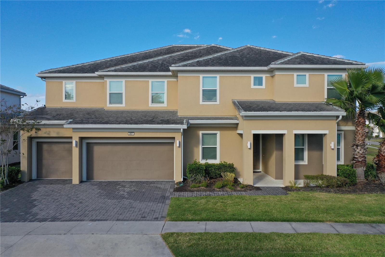 Stunning 14-bedroom, 11-bathroom corner villa in the heart of Kissimmee! Fully furnished and turnkey, this property features a private pool and spa, 16 Smart TVs, and an expansive open living area with tile floors, large windows overlooking the covered lanai, and a modern dining space with contemporary lighting.

The chef’s kitchen is equipped with quartz or solid surface countertops, a large island, double sinks, double-door refrigerator, and all modern appliances—perfect for entertaining or large families. Each bedroom offers comfort and style, with a mix of king, queen, and twin beds and private or shared bathrooms.

Ideally located near Disney, Universal, SeaWorld, and The Loop Shopping Center, this villa is perfect for short-term rentals, vacation stays, or large family gatherings. A rare turnkey investment opportunity in a prime location!
