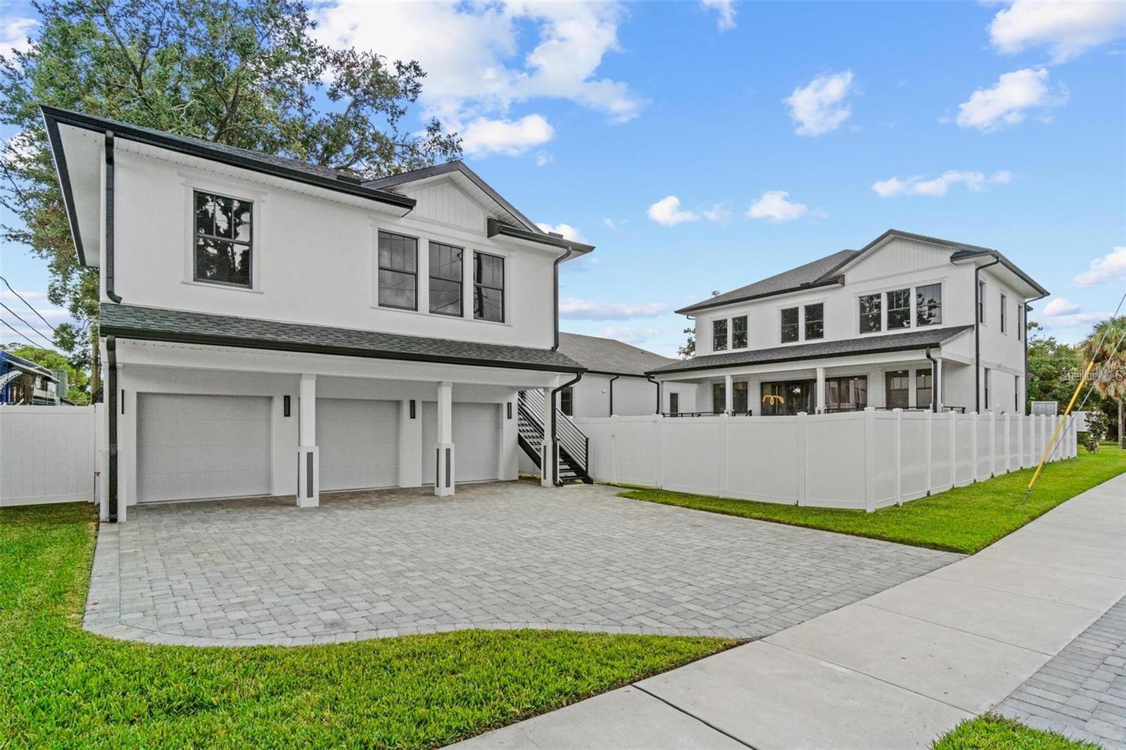 Virtually Staged. 1 bed / 1 bath above-garage apartment with private AC and water heater.  Experience the perfect blend of luxury and location at 401 Park Blvd, Oldsmar. This brand-new 2025 ADU combines hurricane-resilient construction with modern elegance—all just minutes from Tampa’s vibrant downtown, world-class beaches, and waterfront parks. Set on a quiet street in the beautiful historic district, this home rises at a 12’ elevation with solid concrete block construction full impact-rated windows & doors, and spray foam insulation for energy efficiency and peace of mind. From your front door, you can bike to R.E. Olds Park, waterfront trails, and community events, or drive just 20 minutes to Downtown Tampa, Tampa International Airport, or the amazing beaches of Clearwater and Honeymoon Island. Oldsmar’s central location puts you at the crossroads of Pinellas and Hillsborough, offering a lifestyle that’s both connected and serene.