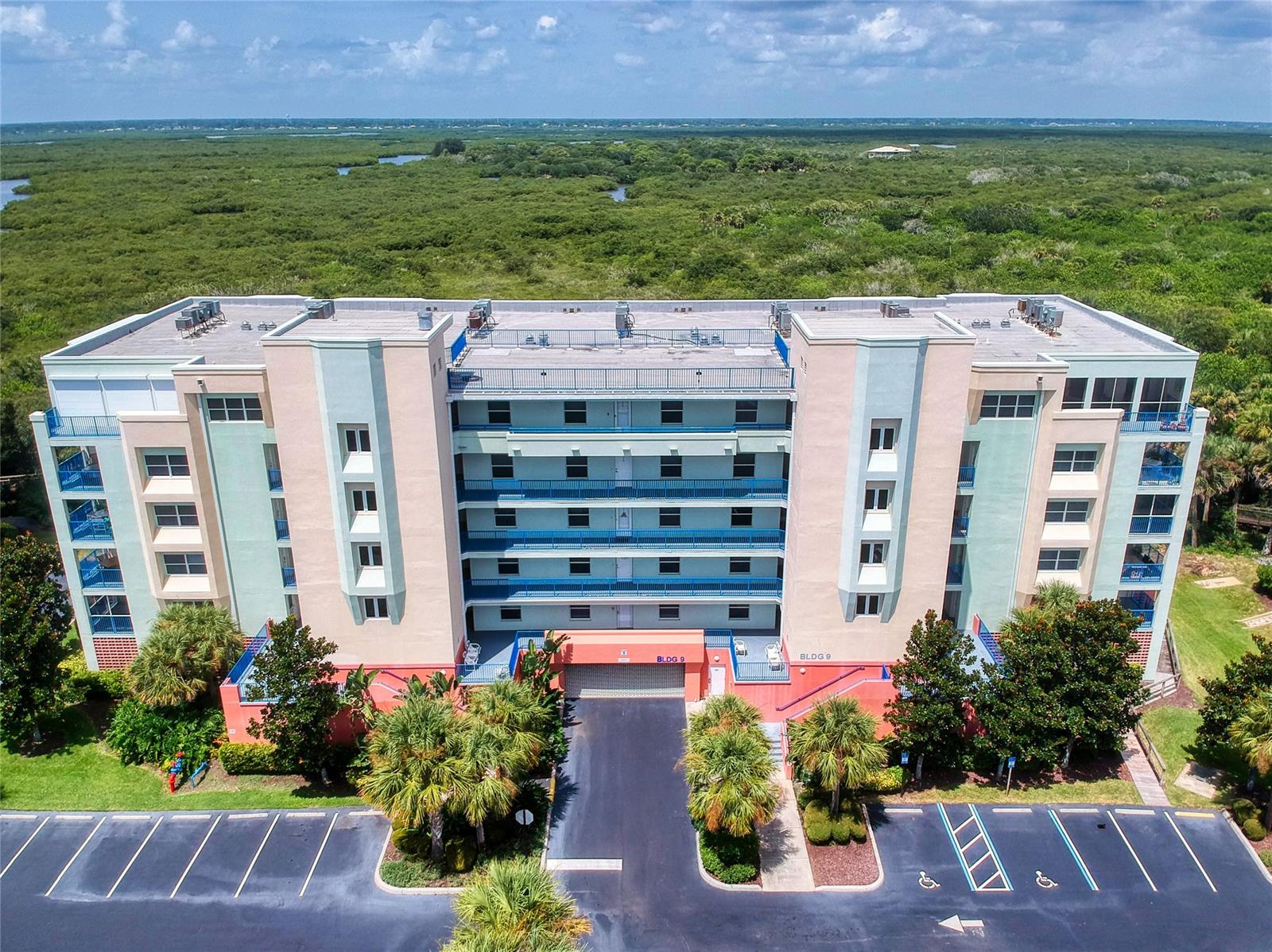 "PRICE REDUCED" TO LIVE NEAR THE OCEAN IS THE ULTIMATE FLORIDA LIFE. BEAUTIFUL & WELL APPOINTED THREE BEDROOM CONDO IN ONE OF THE BEST COMPLEXES IN NEW SMYRNA BEACH. LOCATED IN A STRATEGIC AREA CLOSE TO EVERYTHING WITH LOTS OF AMENITIES. THIS MOVE-IN READY CONDO IS AVAILABLE NOW. MAKE THIS CONDO HOME AND LIVE JUST A SHORT WALK TO THE BEACH, CLUBHOUSE AND POOL. VIEW WILDLIFE & BEAUTIFUL FLORIDA SUNSETS OVER THE SALT MARSH NATURE PRESERVE AND WALKING PATHS FROM YOUR COVERED LANAI. POWERED STORM SHUTTERS CAN BE UP IN SECONDS WITH A TOUCH OF A BUTTON. THE SPACIOUS MASTER BEDROOM IS DESIGNED FOR A COZY SITTING AREA OR HOME OFFICE PLUS A WALK IN CLOSET, HIS AND HER SINKS WITH BOTH JETTED TUB AND GLASS ENCLOSED SHOWER. SEPARATE SLIDERS FLOW TO THE LOVELY LANAI. THE DINING ROOM, LIVING ROOM COMBINATION GIVES YOU THAT SPACIOUS LIGHT AND BRIGHT FEELING WHILE ALSO HAVING VIEWS OVER THE LANAI. THE GRANITE COUNTER TOPS, BEAUTIFUL CABINTRY & MATCHING APPLIANCES ARE AN AWESOME COMINATION. THE BREAKBAST BAR IN THE KITCHEN MAKES SERVING & FOOD PREPARATION A BREEZE. LOTS & LOTS OF CLOSETS & STORAGE. THE INTERIOR LAUNDRY HAS ROOM FOR ADDITIONAL STORAGE AND SHELVING. THE CONVENIENCE OF THE UNDER-BUILDING GARAGE & BEING CLOSE TO THE ELEVATOR MAKES SHOPPING AND TRANSPORTING GROCERIES & OTHER GOODS EASY WHILE PROTECTING YOUR AUTOMOBILE FROM THE ELEMENTS. AN ADDITONAL LARGE STORAGE CLOSET IS LOCATED CLOSE TO THE UNIT. HVAC COMPRESSOR UNIT IS LESS THAN TWO YEARS NEW & ALL APLIANCES ARE COVERED BY A HOME WARRANTY. MASTER SHOWER HAS SEAT AND BOTH BATHROOMS ARE EQUIPPED WITH GRAB RAILS. THIS IS ONE OF THE PREMIER CONDO COMPLEXES IN NEW SMYRNA BEACH. THE AMENITIES ABOUND;GATED ENTRY, 2 CLUBHOUSES, 2 HEATED POOLS, FITNESS CENTER, SAUNAS, 2 SPAS, TENNIS COURTS, BASKETBALL COURTS, SHUFFLEBOARD, PUTTING GREEN, NATURE TRAILS, & BEACH ACCESS. CONDO FEES COVERS ALL, PLUS BASIC CABLE TV, WATER, BUILDING INSURANCE, COMMON AREAS, LAWN CARE & PEST CONTROL. DON'T MISS THIS ONE-OF-A-KIND UNIT. ;Water: City